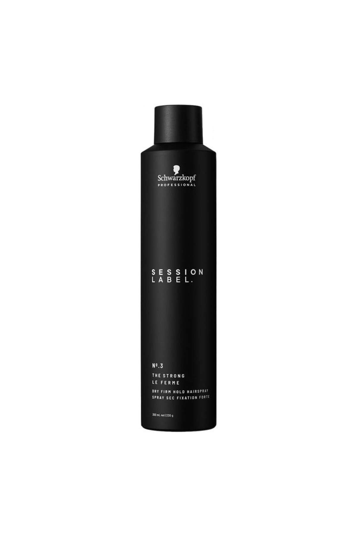 Schwarzkopf Session Label No.3 The Strong Güçlü Tutucu Şekillendirici Sprey 300ml