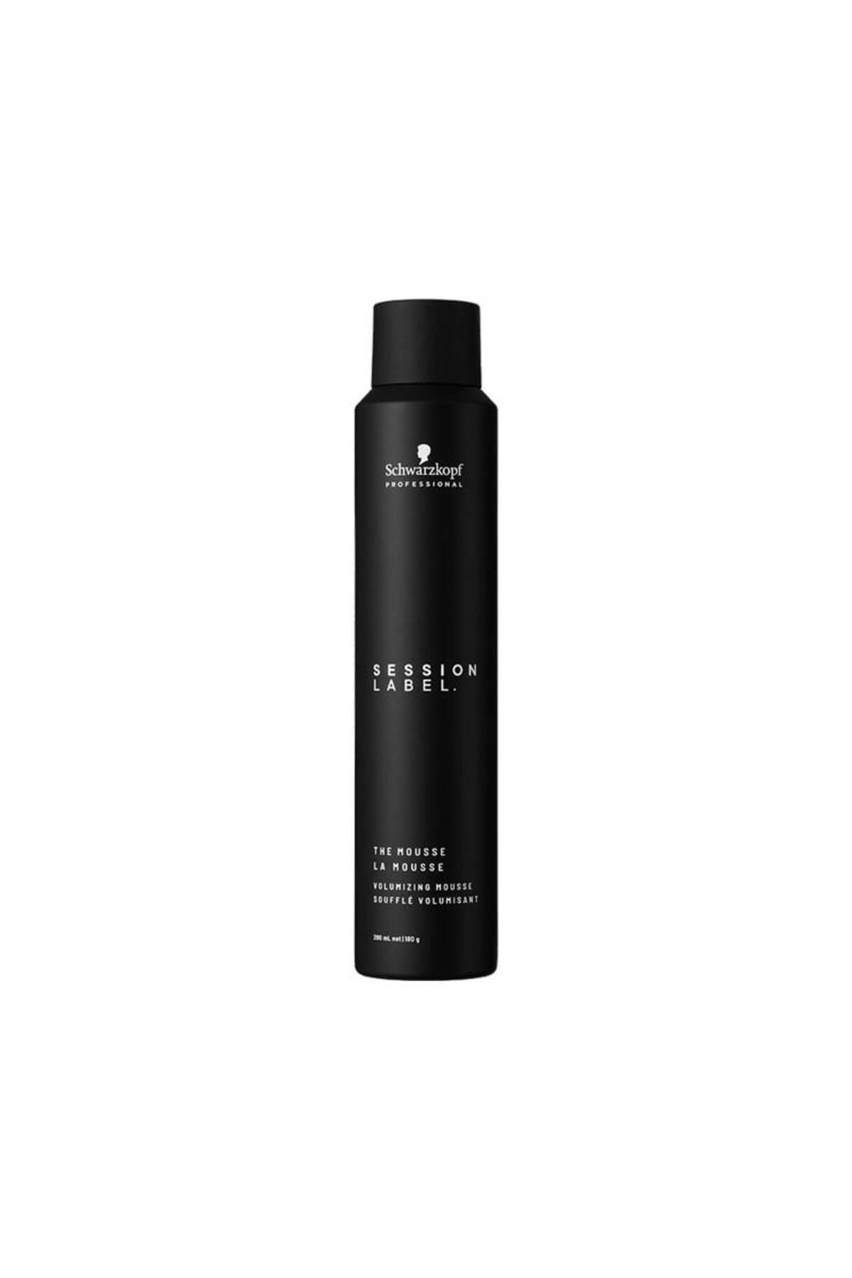 Schwarzkopf Avantajlı 10 ADET Schwarzkopf Session Label The Mousse Kök Kaldırıcı Hacimlendirici Sprey Köpük 200m