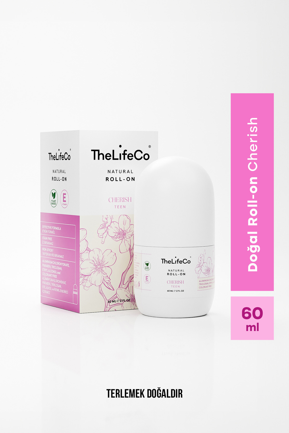 The LifeCo %100 Doğal Roll-on Cherish 60 ml - Teenage