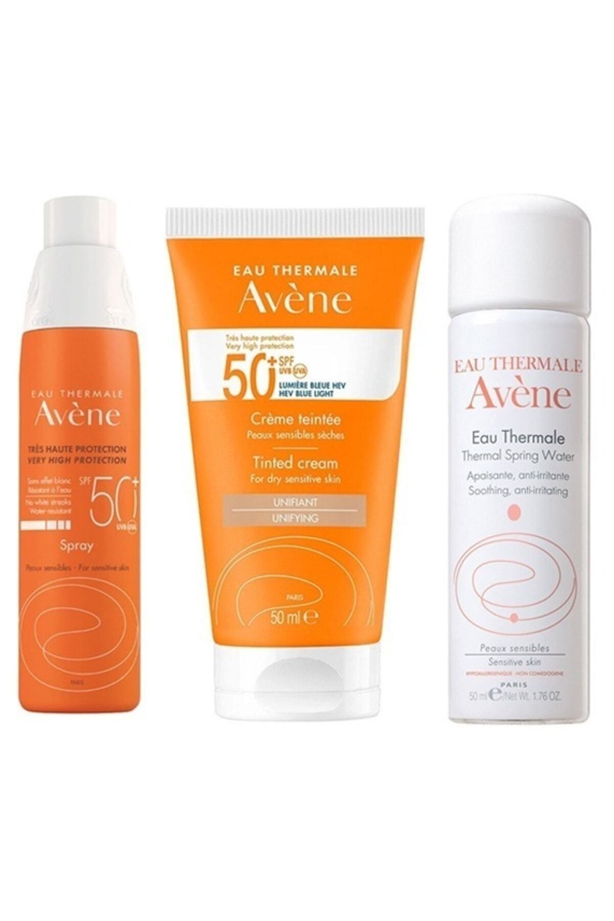 Avene Moisturizing Sunscreen Protects Skin Against Harmful Rays of the Sun Spf 50 50 Ml d-k.261