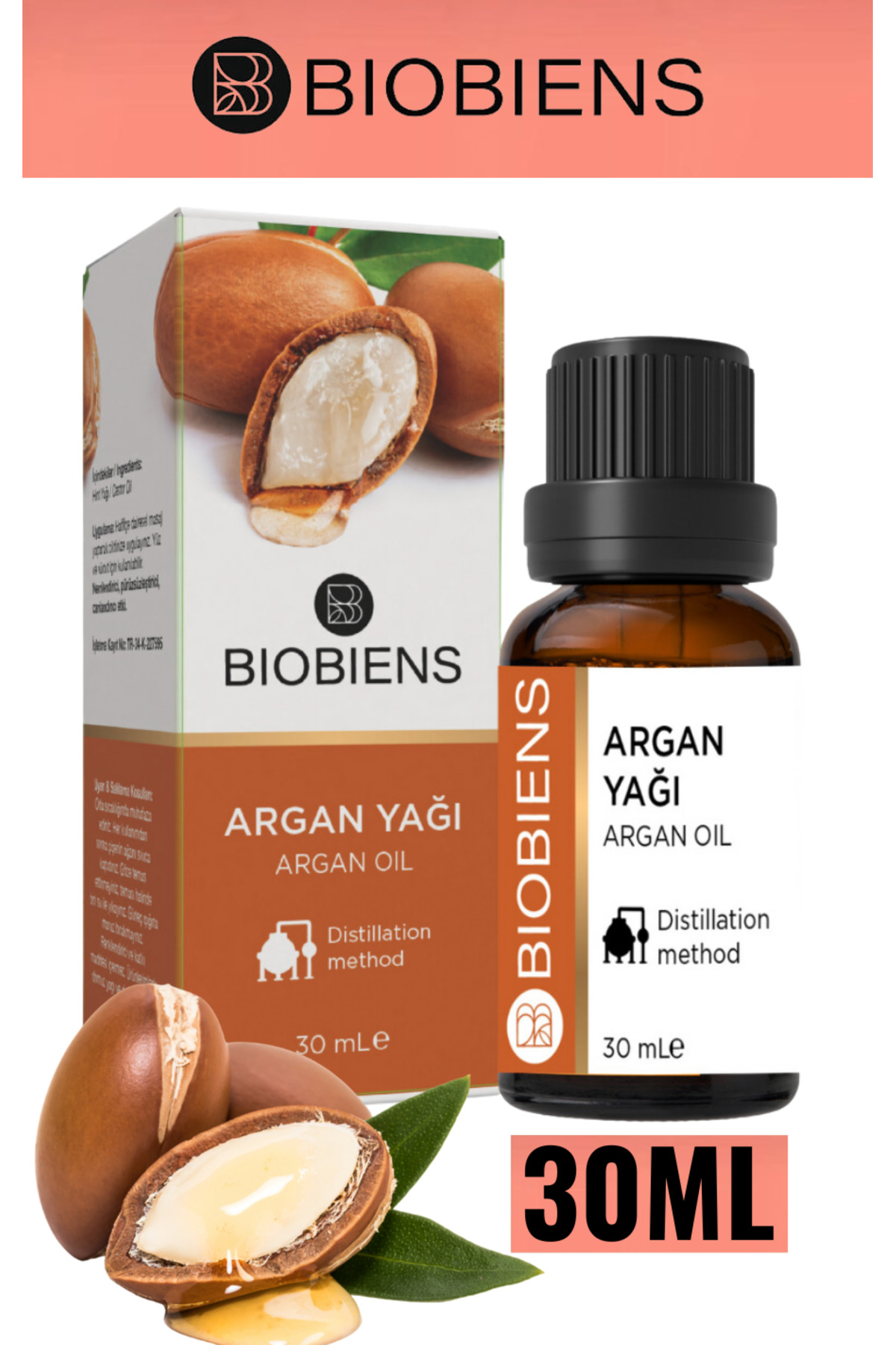 Biobiens Argan Yağı 30 ml