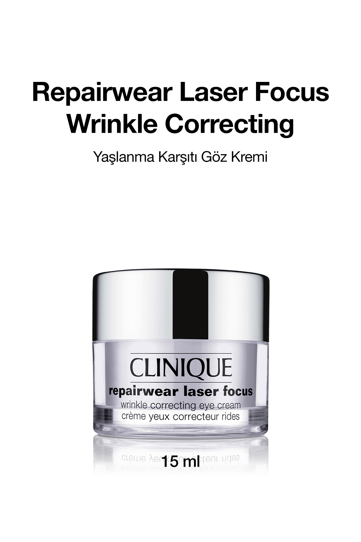 Clinique Repairwear Laser Focus™ - Çizgi Ve Kırışıklık Karşıtı Göz Kremi 15 ml