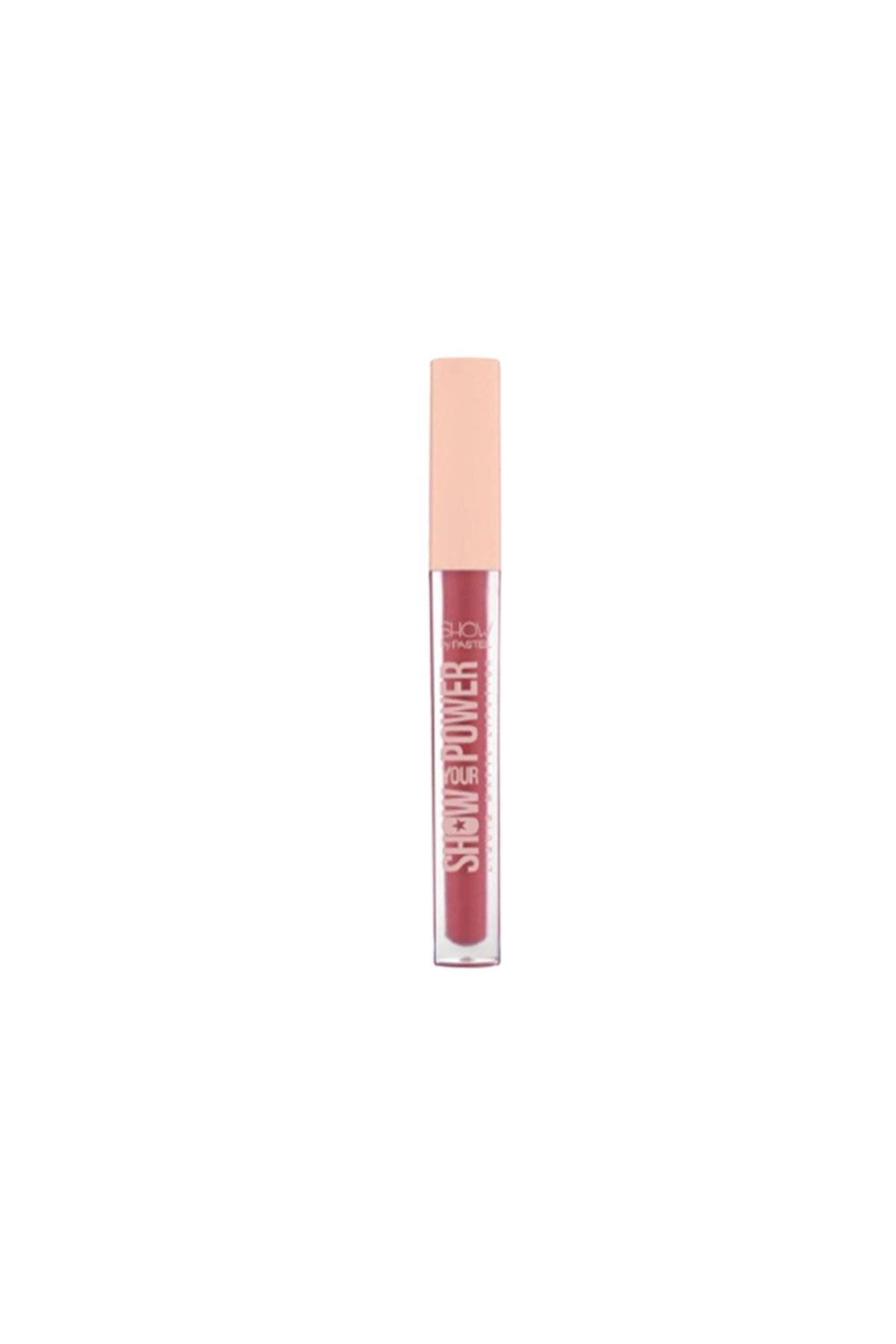 Show by Pastel Pastel Show Your Power Liquid Matte Lipstick Likit Ruj Rose 605