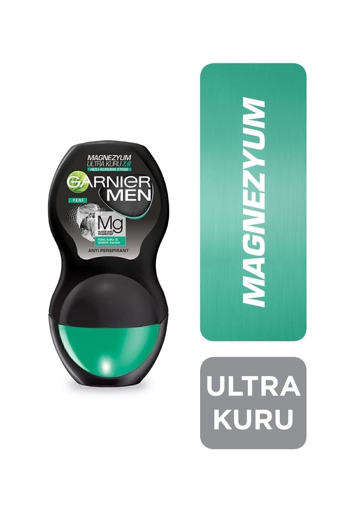 Garnier MEN MAGNEZYUM ULTRA KURU ROLL-ON 50ML-