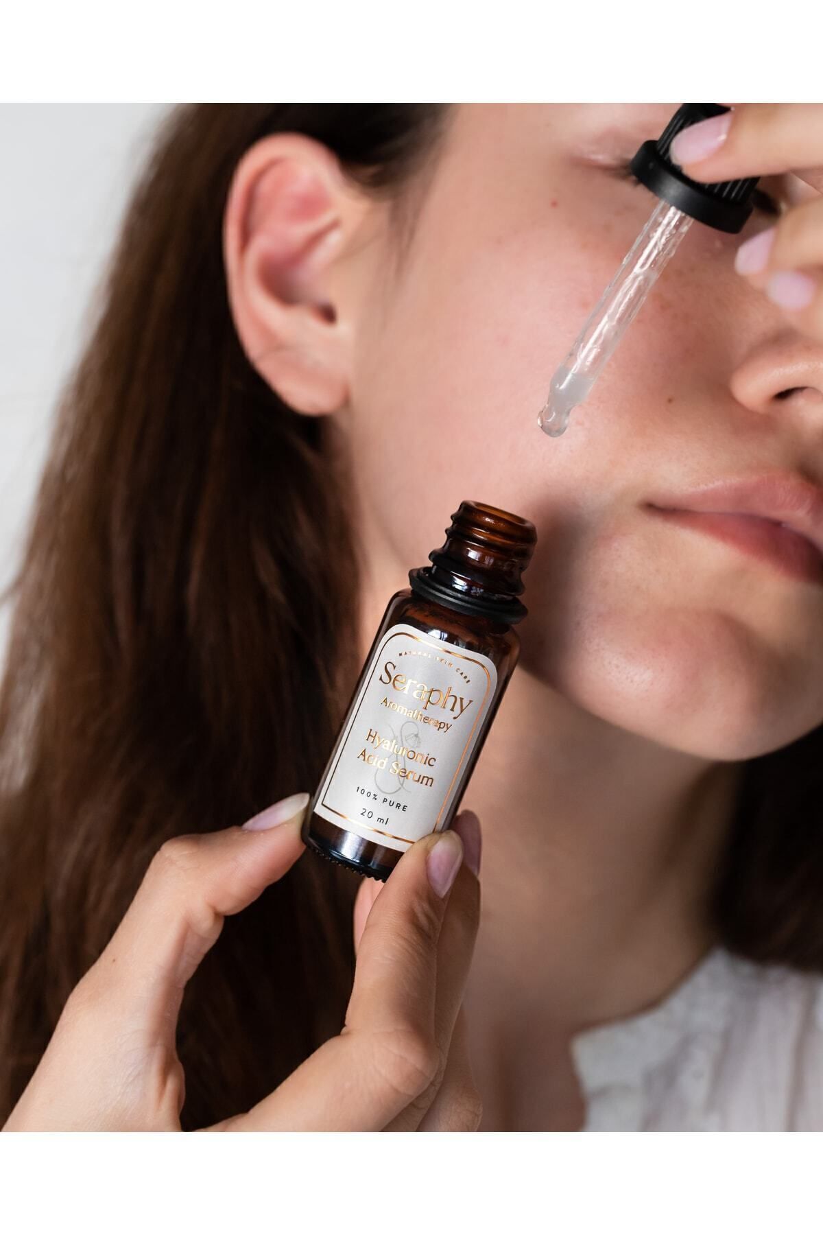 Seraphy Aromatherapy Hyaluronik Asit Serum %100 Doğal Yoğun Nemlendirici & Dolgunlaştırıcı Bakım 20 ml