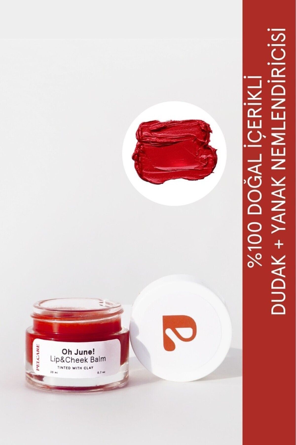 pel care Oh June Lıp & Cheek Balm - Pancar Ve Kille Renklendirilmiş Doğal Renk