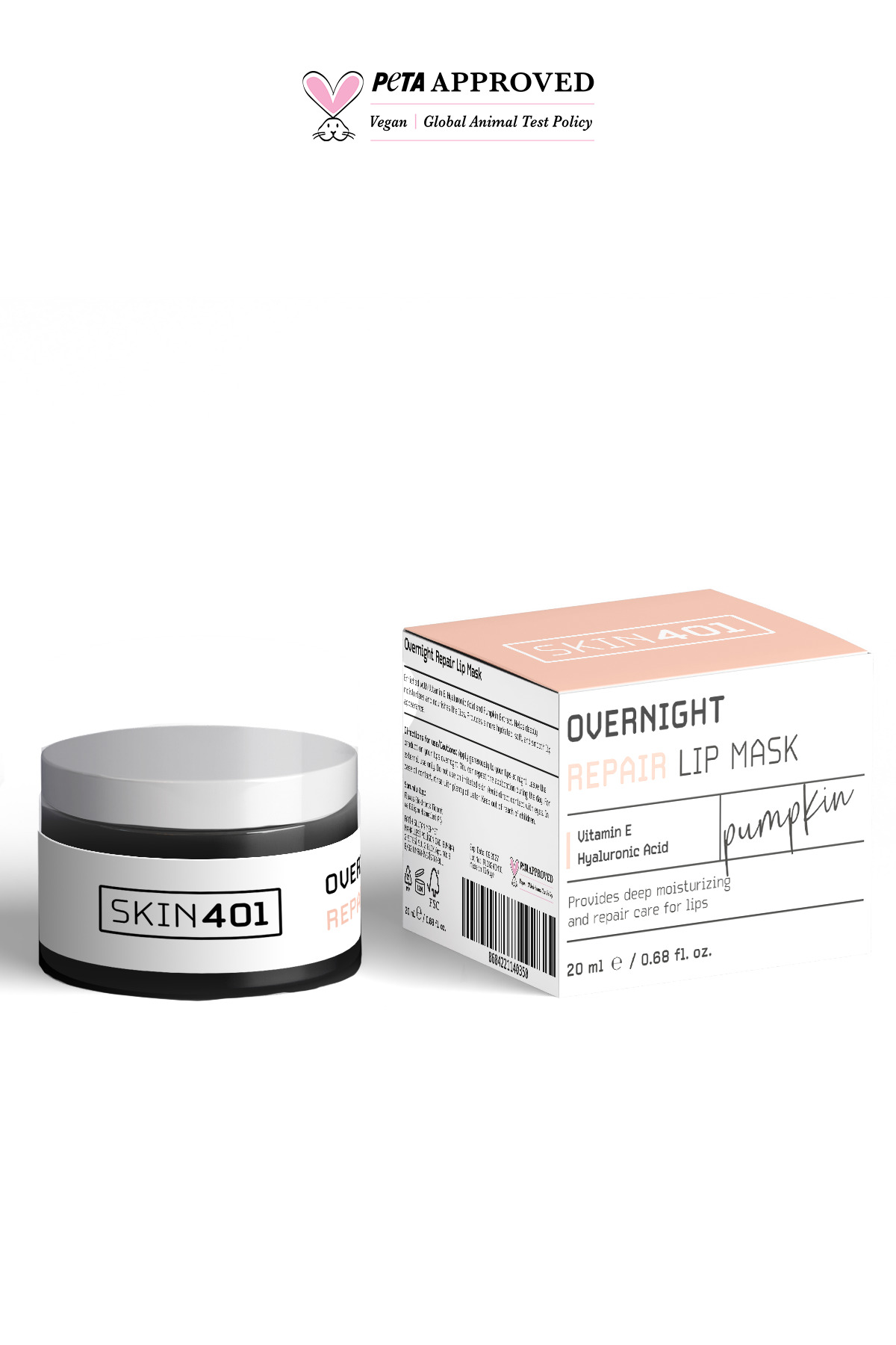 Skin401 Onarıcı Gece Dudak Bakım Maskesi 20ml (LİP SLEEPİNG MASK)