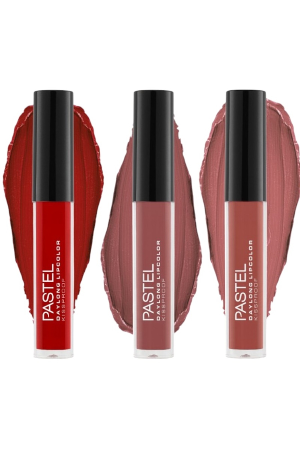 Pastel Daylong Lipcolor Kissproof - Likit Mat Ruj 3'lü Set No: 09-39-43