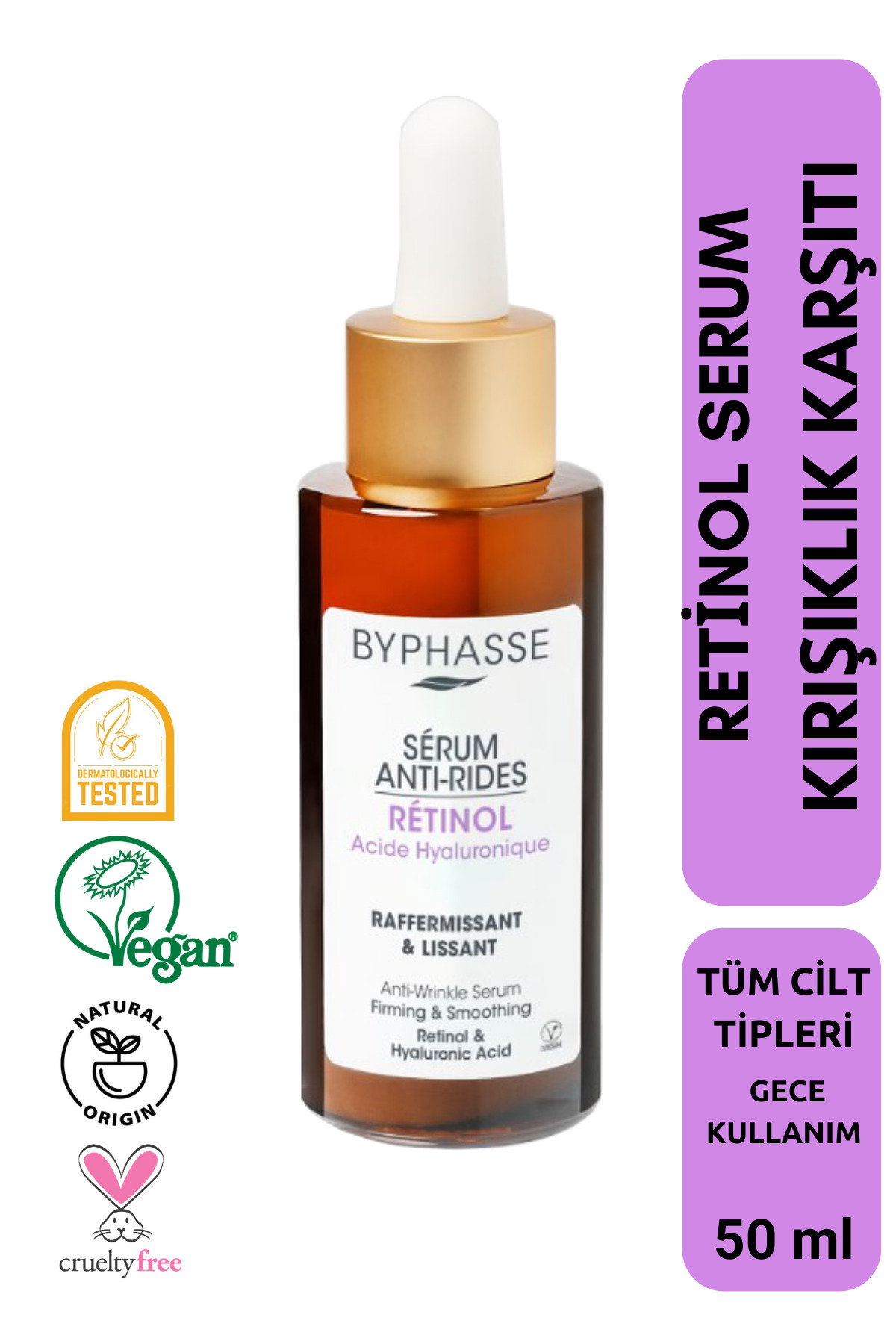 BYPHASSE Kırışıklık Karşıtı Retinol Serum 50ml
