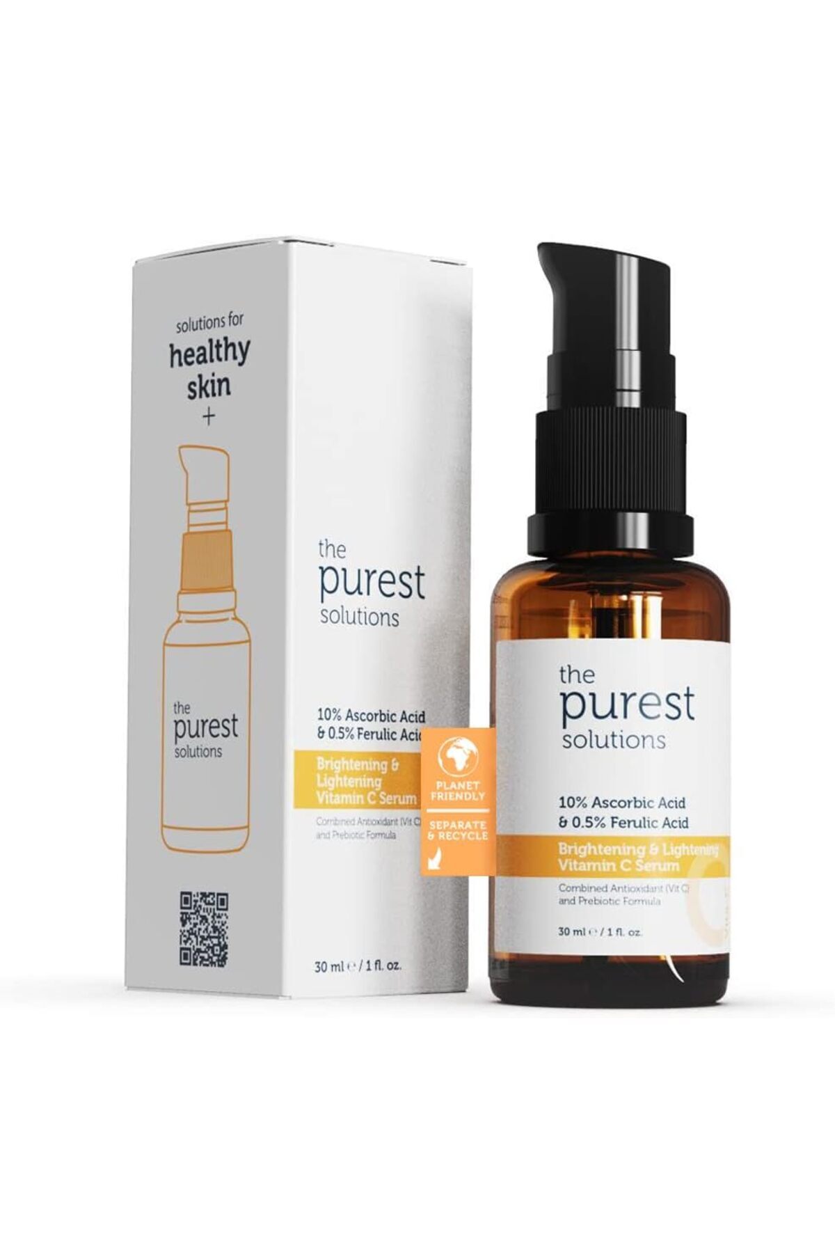 The PureLab The Purest Solutions, C Vitamini Aydınlatıcı ve Cilt tonu Eşitleyici Cilt Bakım Serumu 30 ml (%