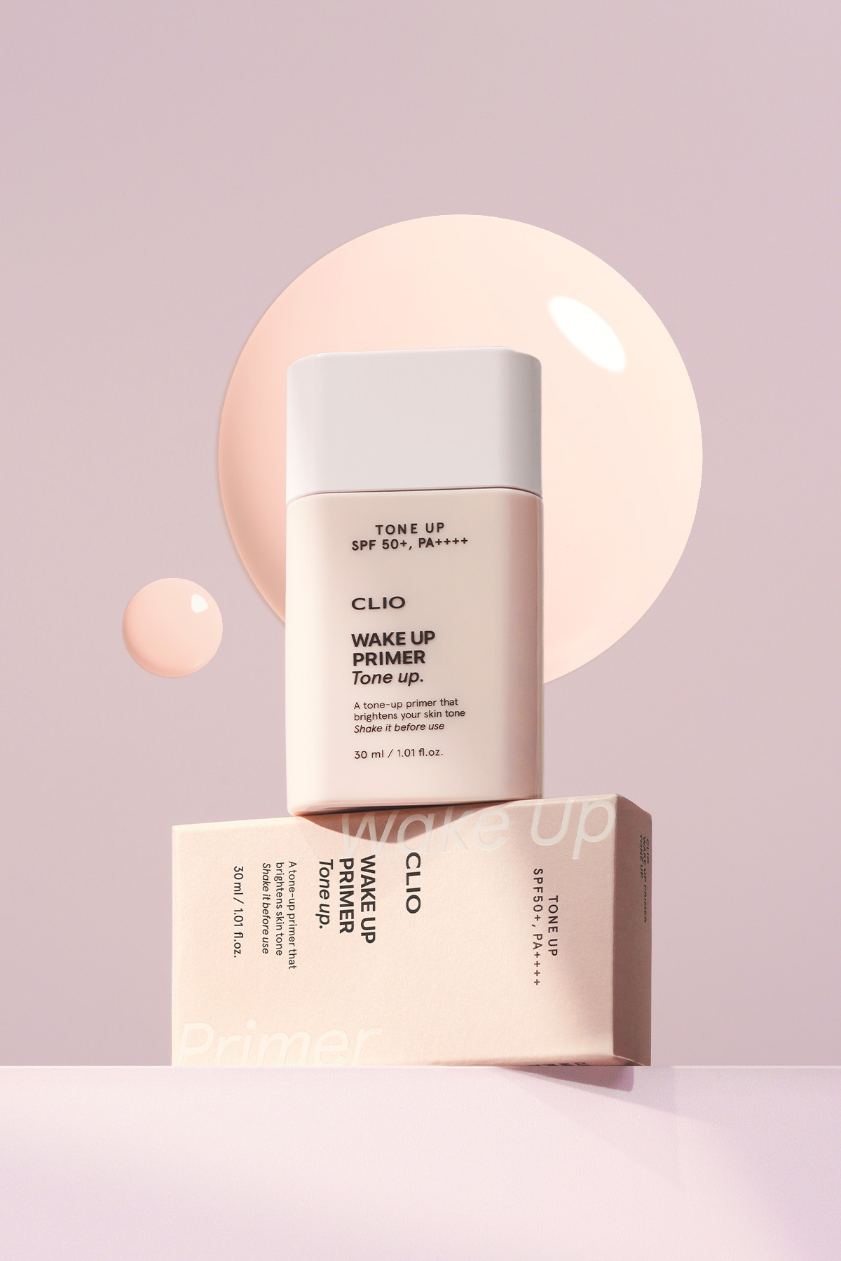 CLIO Uzun Süre Kalıcı Ton Eşitleyici Görünüm Sunan Makyaj Bazı Wake Up Primer Tone Up Spf50 Pa