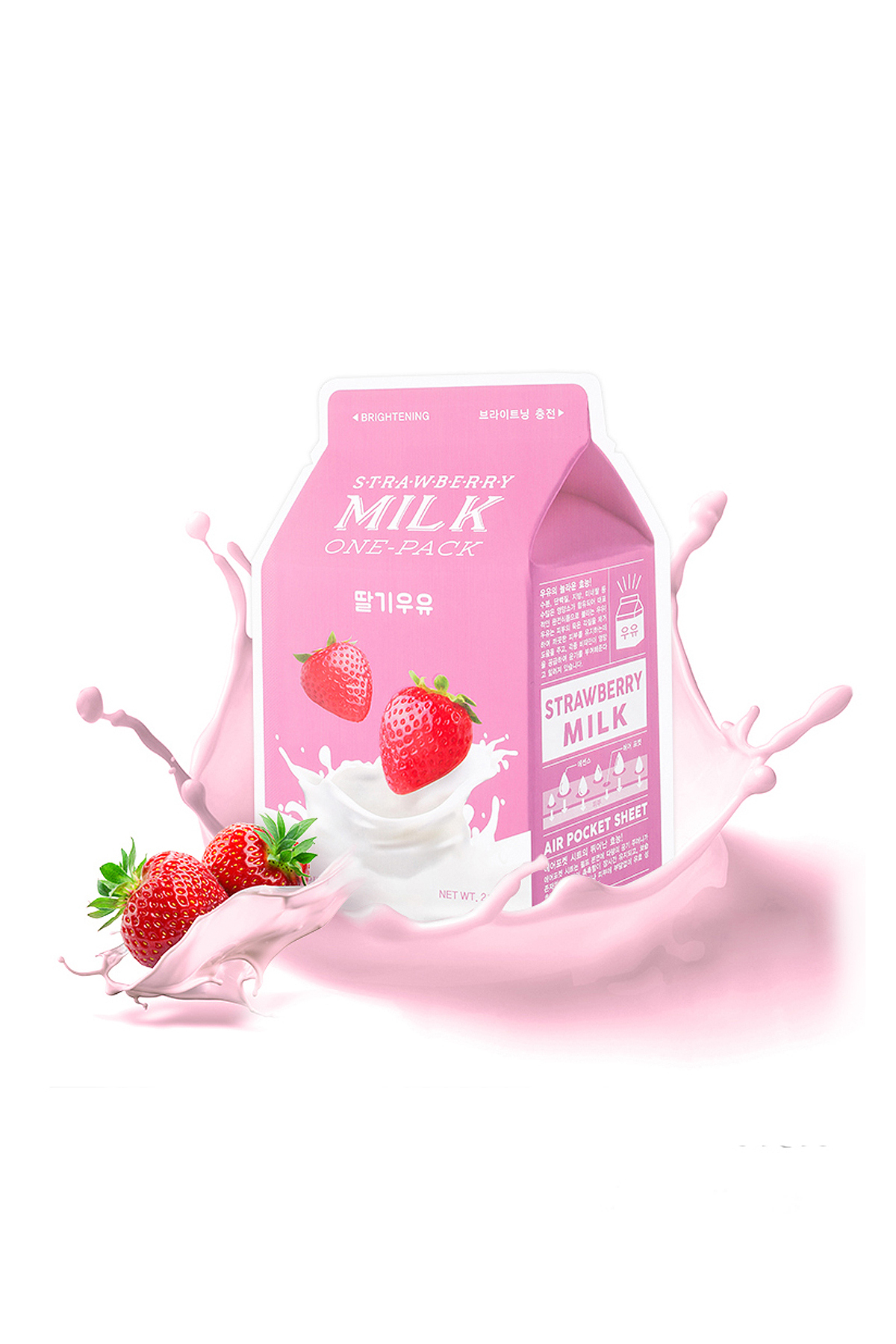 Missha Aydınlatıcı Yaprak Maske (ÇİLEK-SÜT) A'pıeu Strawberry Milk One-pack