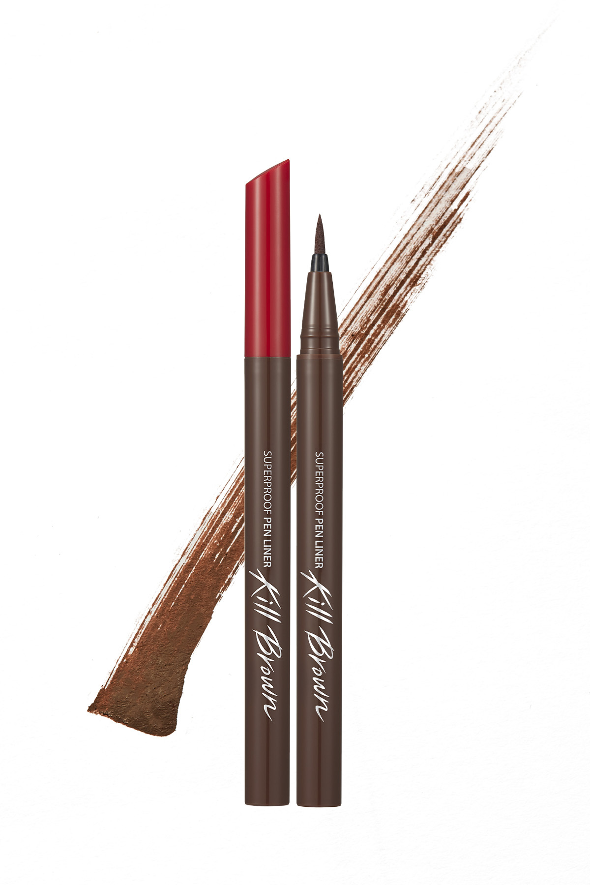 CLIO Sünger Uçlu, Suya Dayanıklı Kalem Eyeliner CLIO Superproof Pen Liner Kill Brown (03 Cacao Brown)