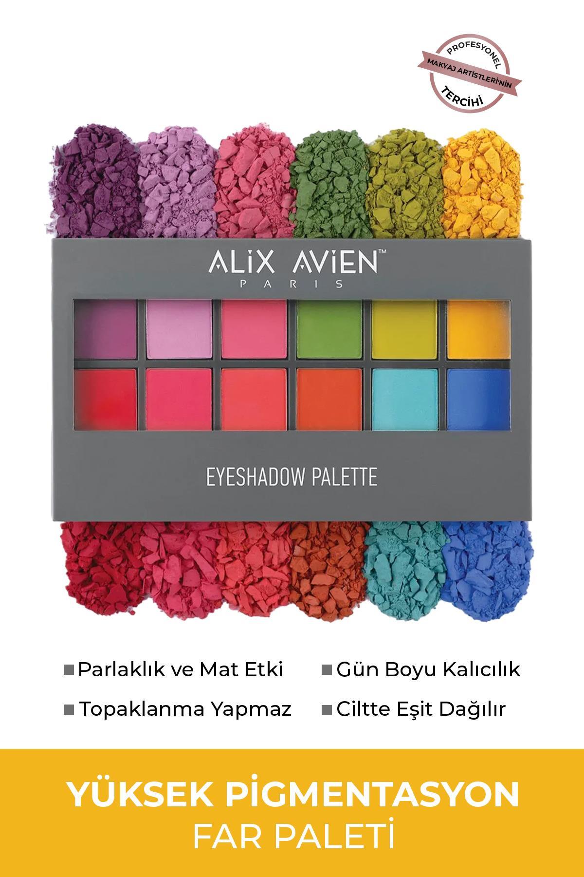 Alix Avien 12 li Far Paleti - Eyeshadow Palette 111 Tropical Bouquet 15,6 g