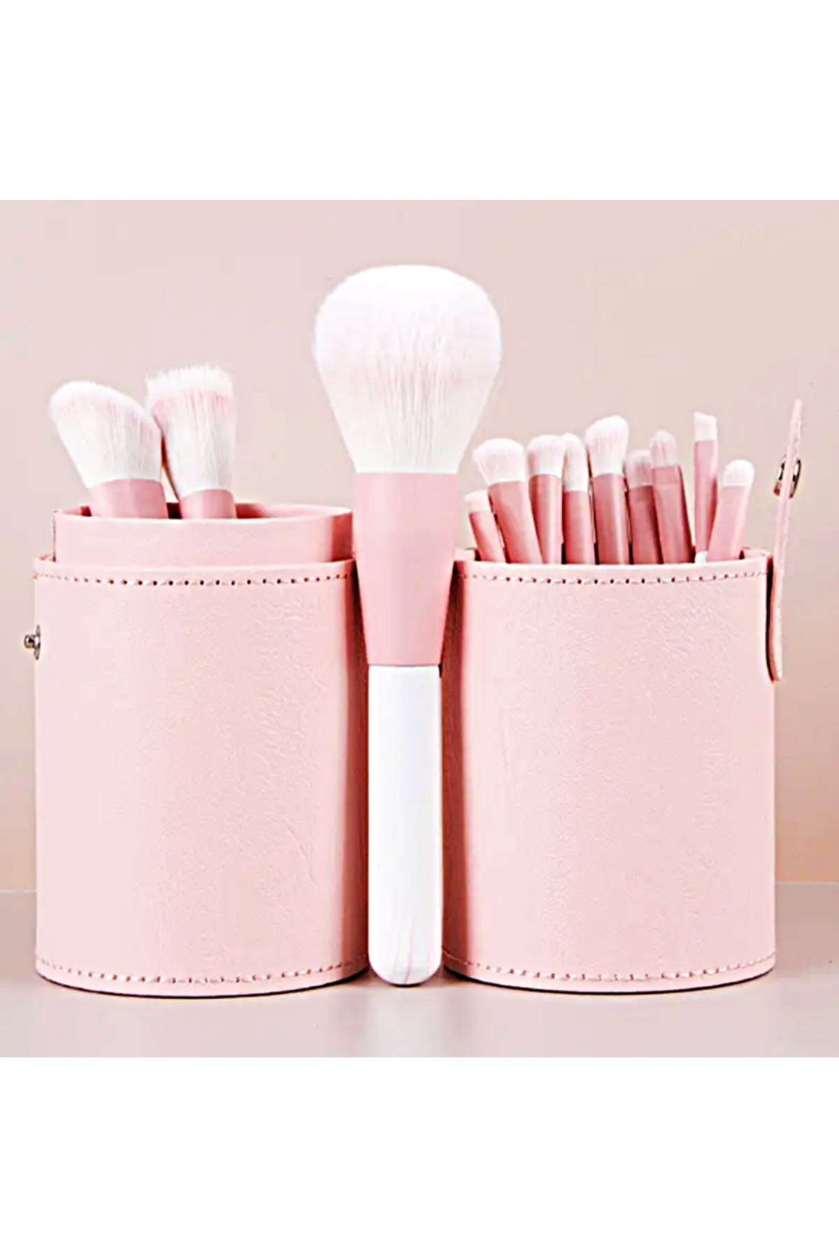 gaman Limited Edition Pro Özel Kutulu 12'li Makyaj Fırçası Seti ( Pembe )