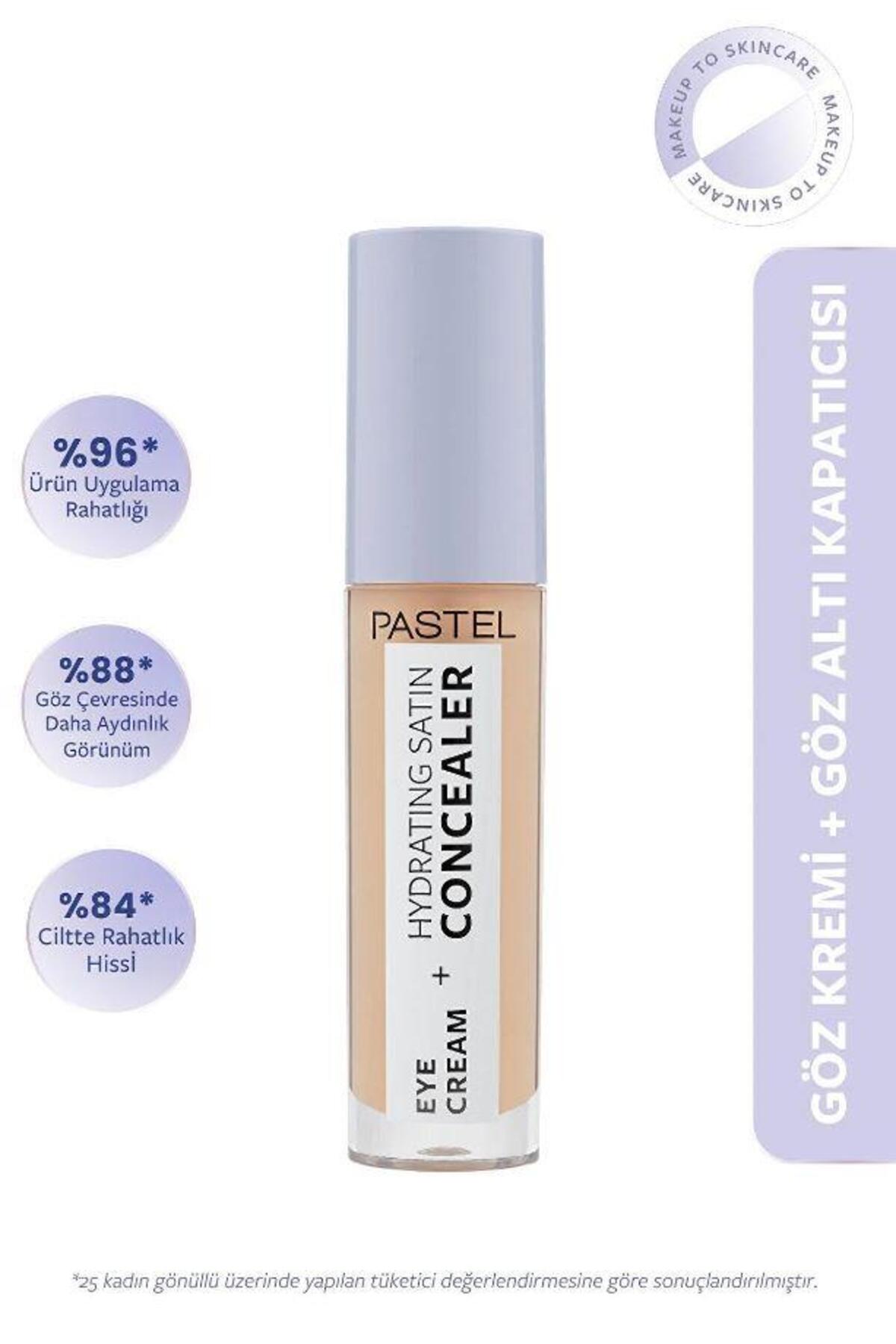 Pastel Eye Cream Hydrating Satin Concealer 63 - Göz Kremi Göz Altı Kapatıcısı Milkshake
