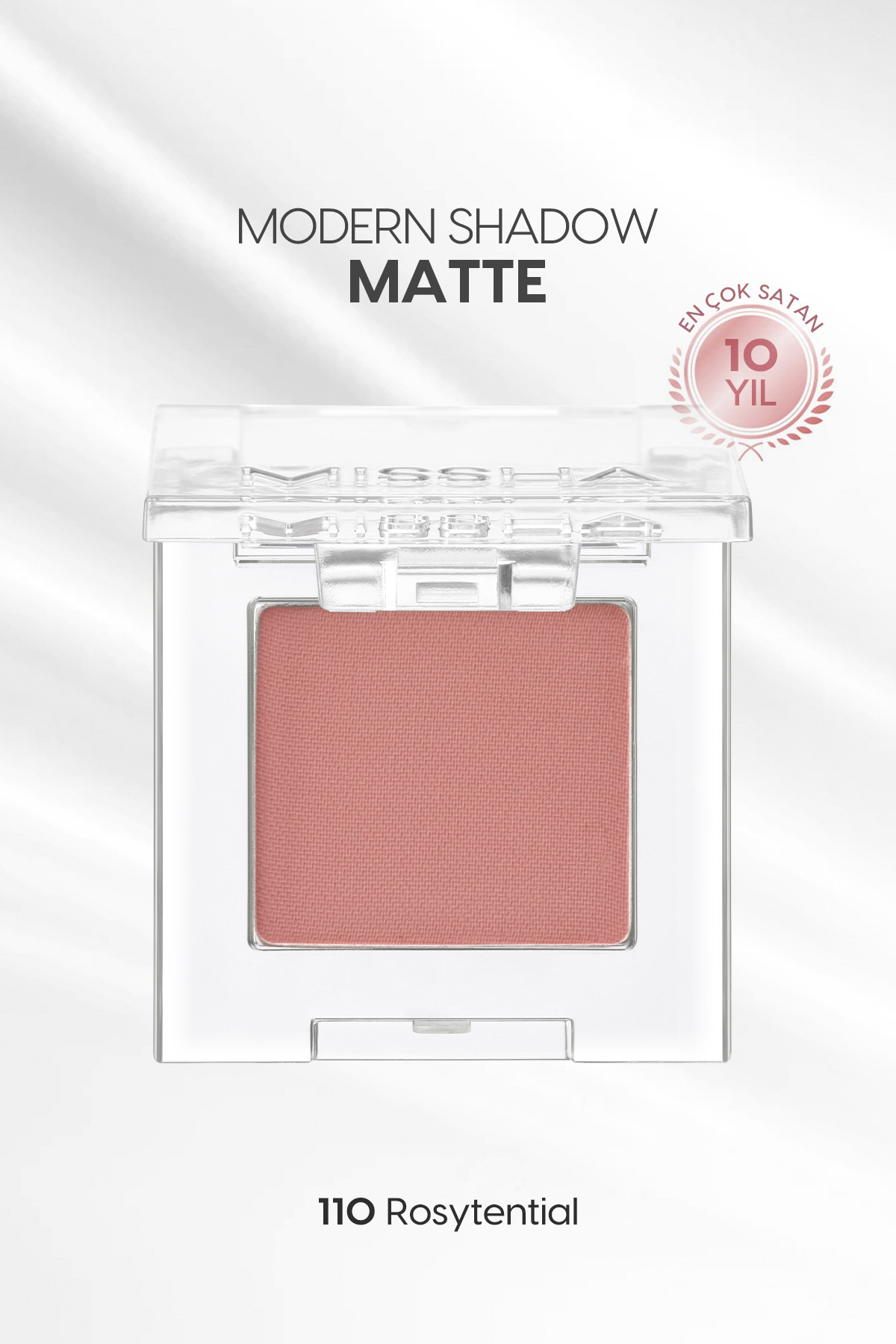 Missha Yumuşak Dokulu, Dökülme Yapmayan Mat Tekli Göz Farı Modern Shadow Matte (110 Rosytential)