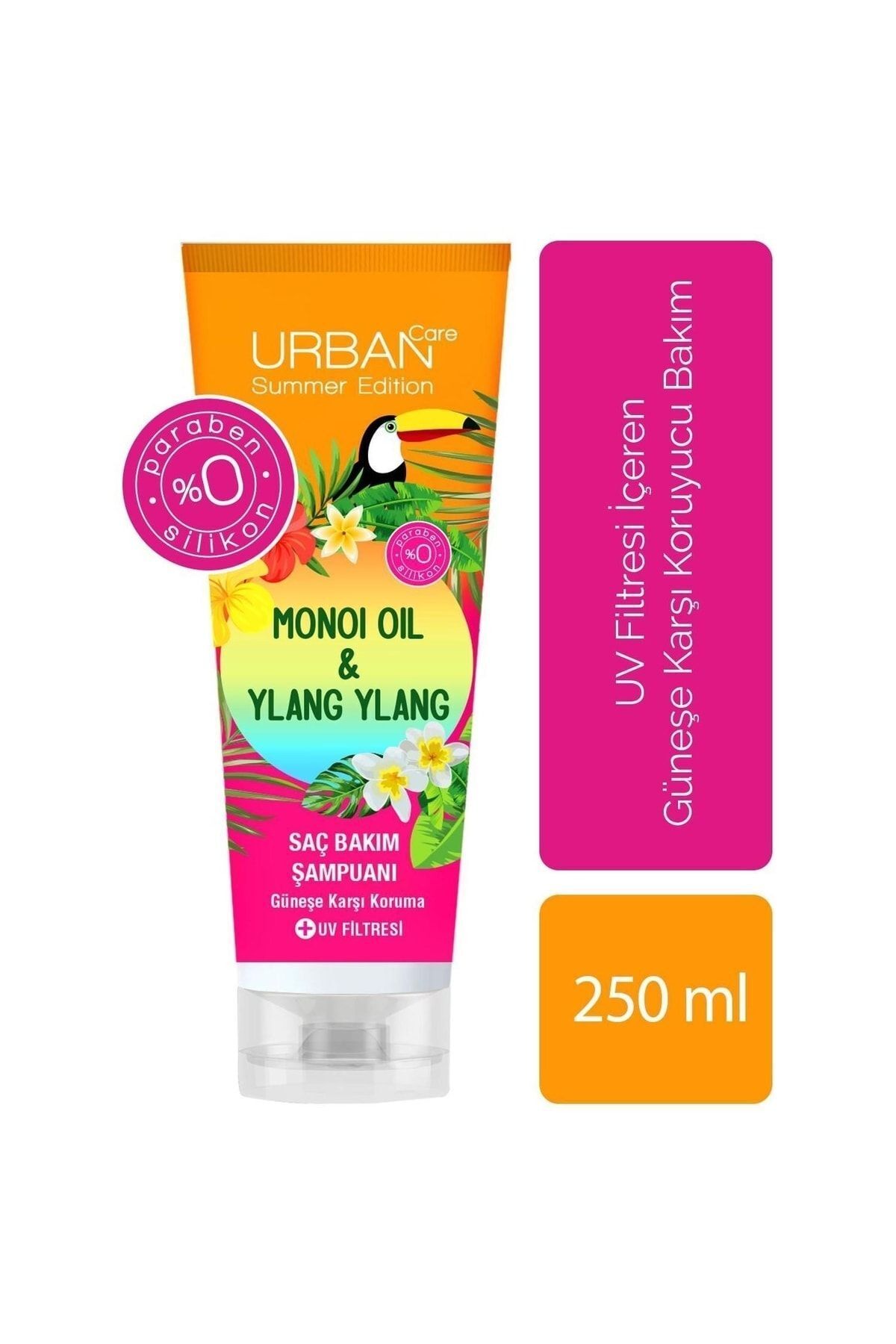 Urban Care Güneş Koruyucu Saç Bakım Summer-monoi Yağı & Ylang Süper Şampuan 250 Ml-