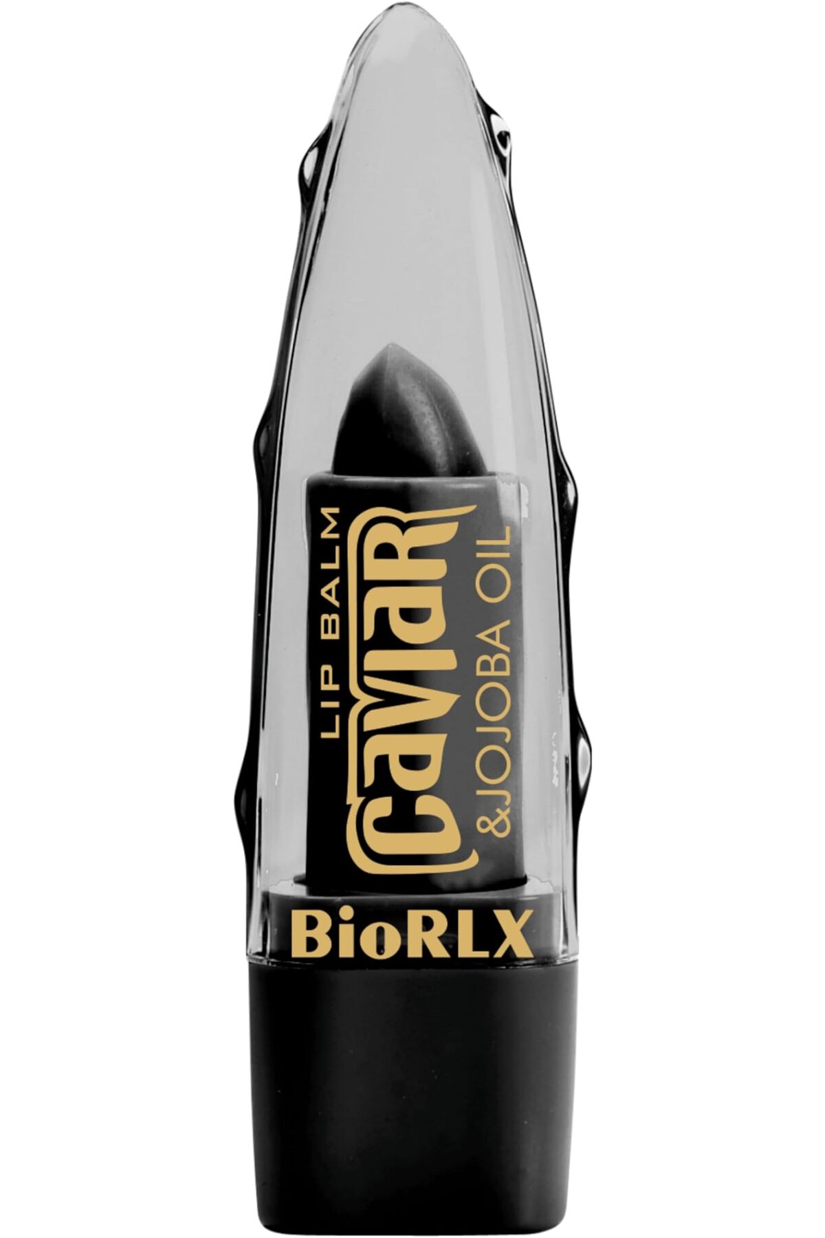 BioRLX Dudak Balmı Aloe Vera Jojoba Yağı, Havyar Dolgun Görünümlü Korumalı Renksiz Dudak Bakım 3,5 G