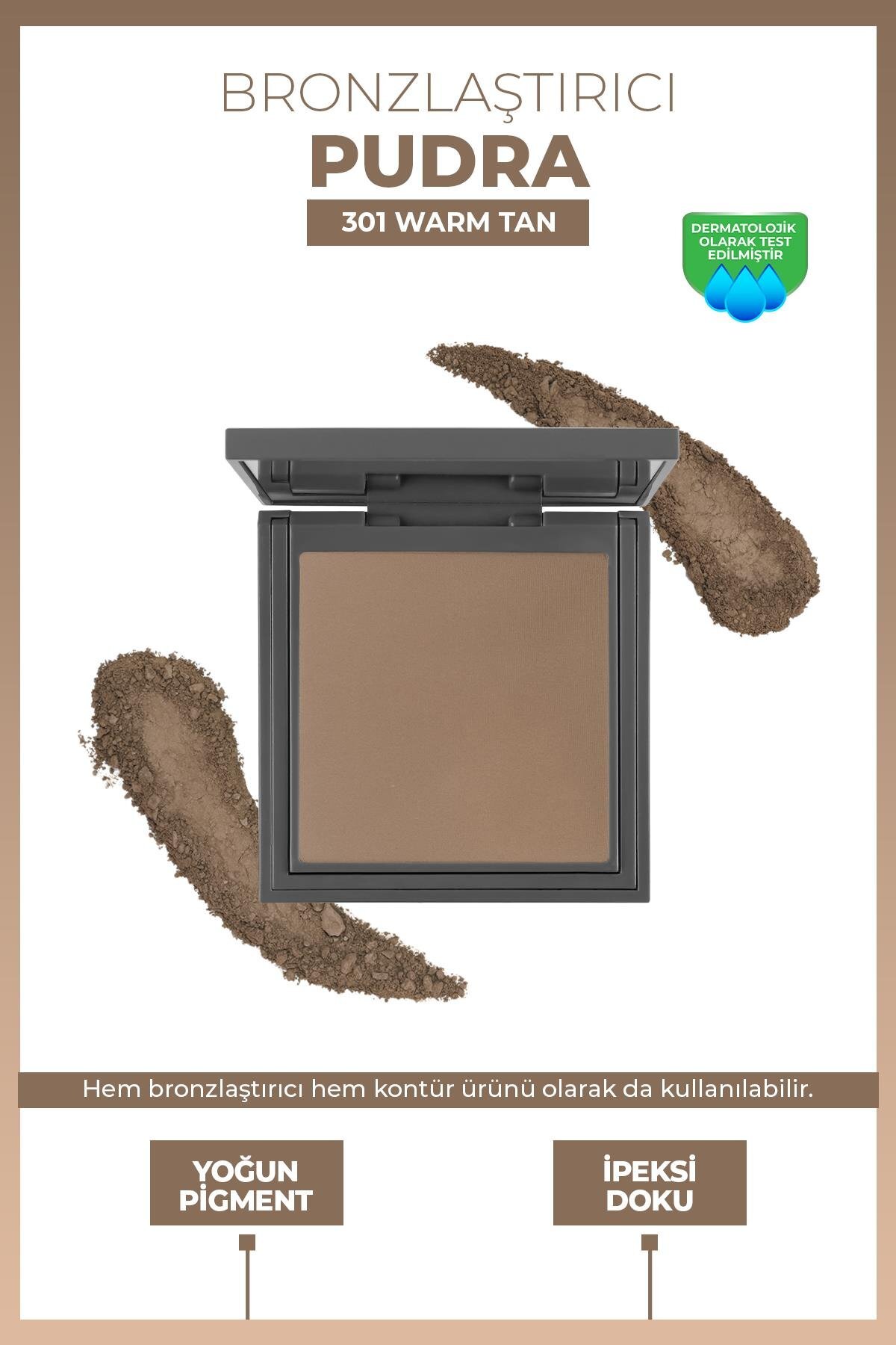Alix Avien Bronzlaştırıcı Pudra - Bronzing Powder 301 Warm Tan