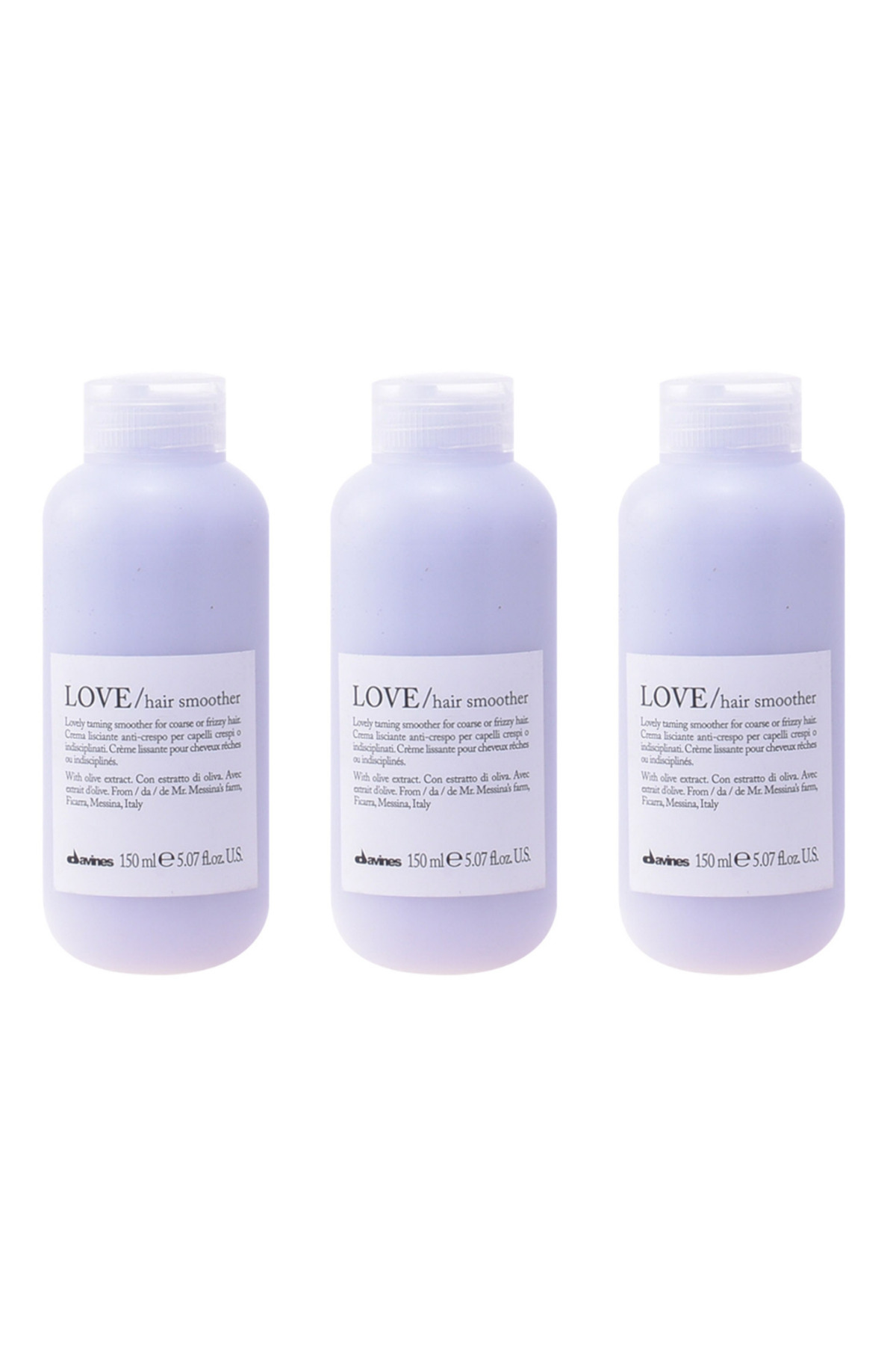 Davines Ekonomik Üçlü Davines Love Hair Smoother Düzleştirici Saç Kremi 150ml - %100 Orijinal %100 Doğal
