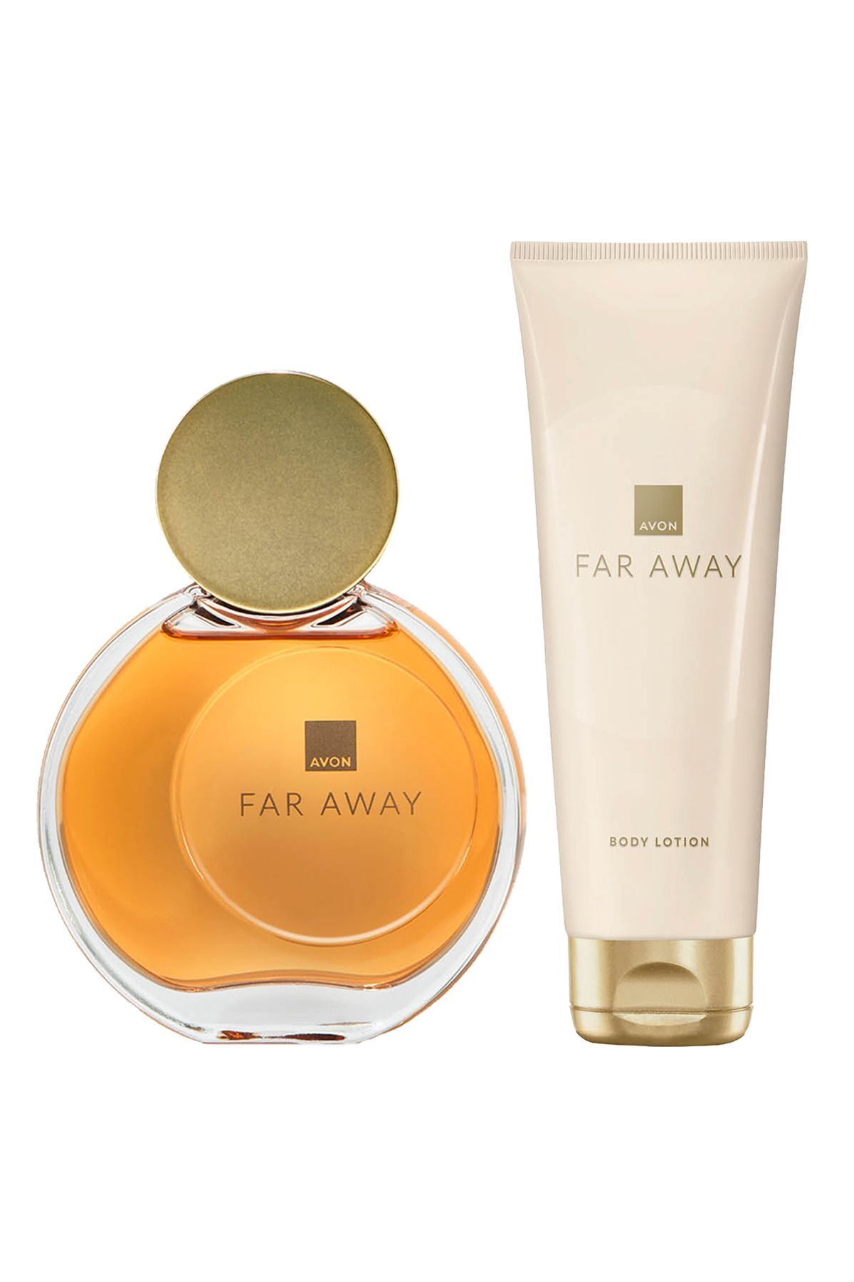 AVON Far Away Edp 50 Ml Kadın Parfüm + Far Away 125 Ml. Vücut Losyonu Paketi