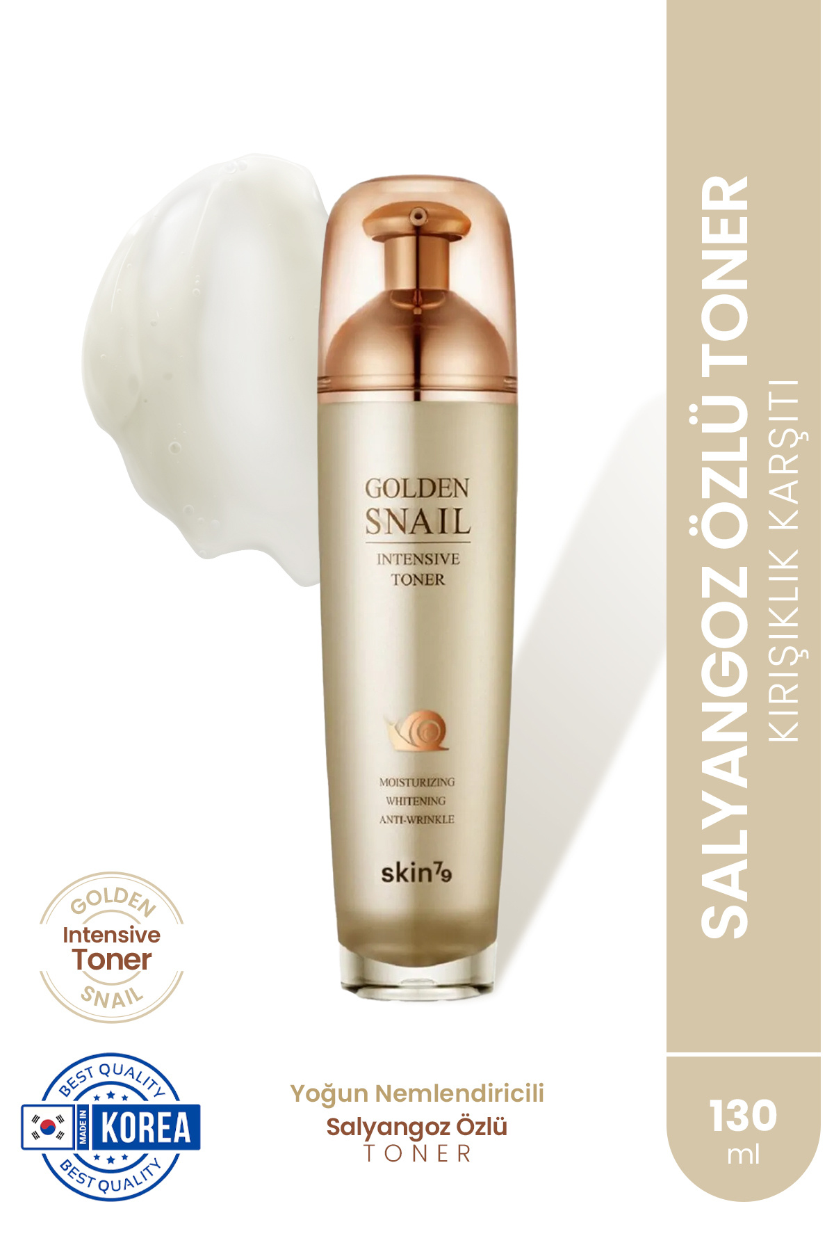 Skin79 Golden Snail Intensive Toner - Altın Salyangoz Özlü Yoğun Toner 130 ml