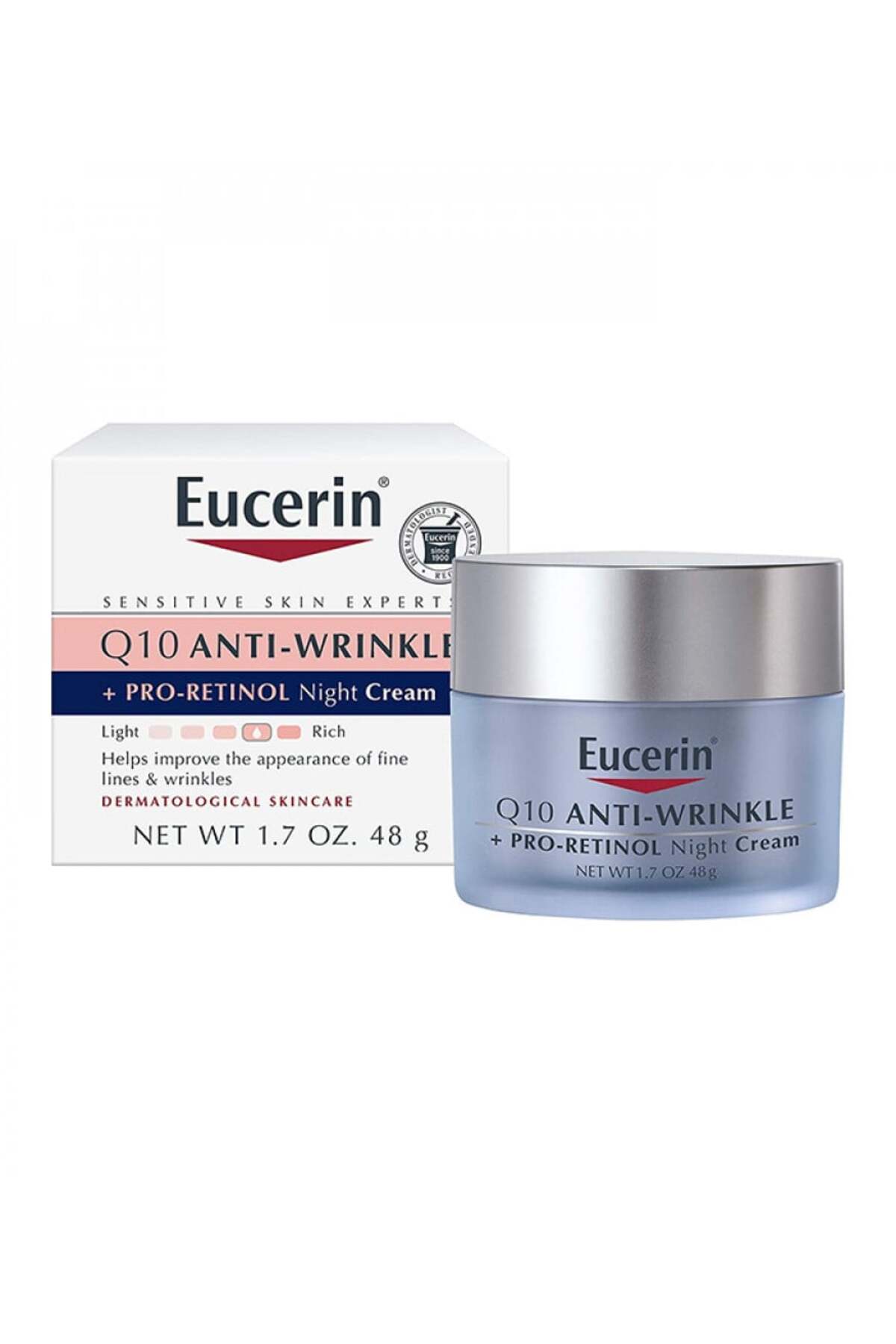 Eucerin Q10 Kırışıklık Karşıtı-Pro-Retinol Gece Kremi - 48 gr