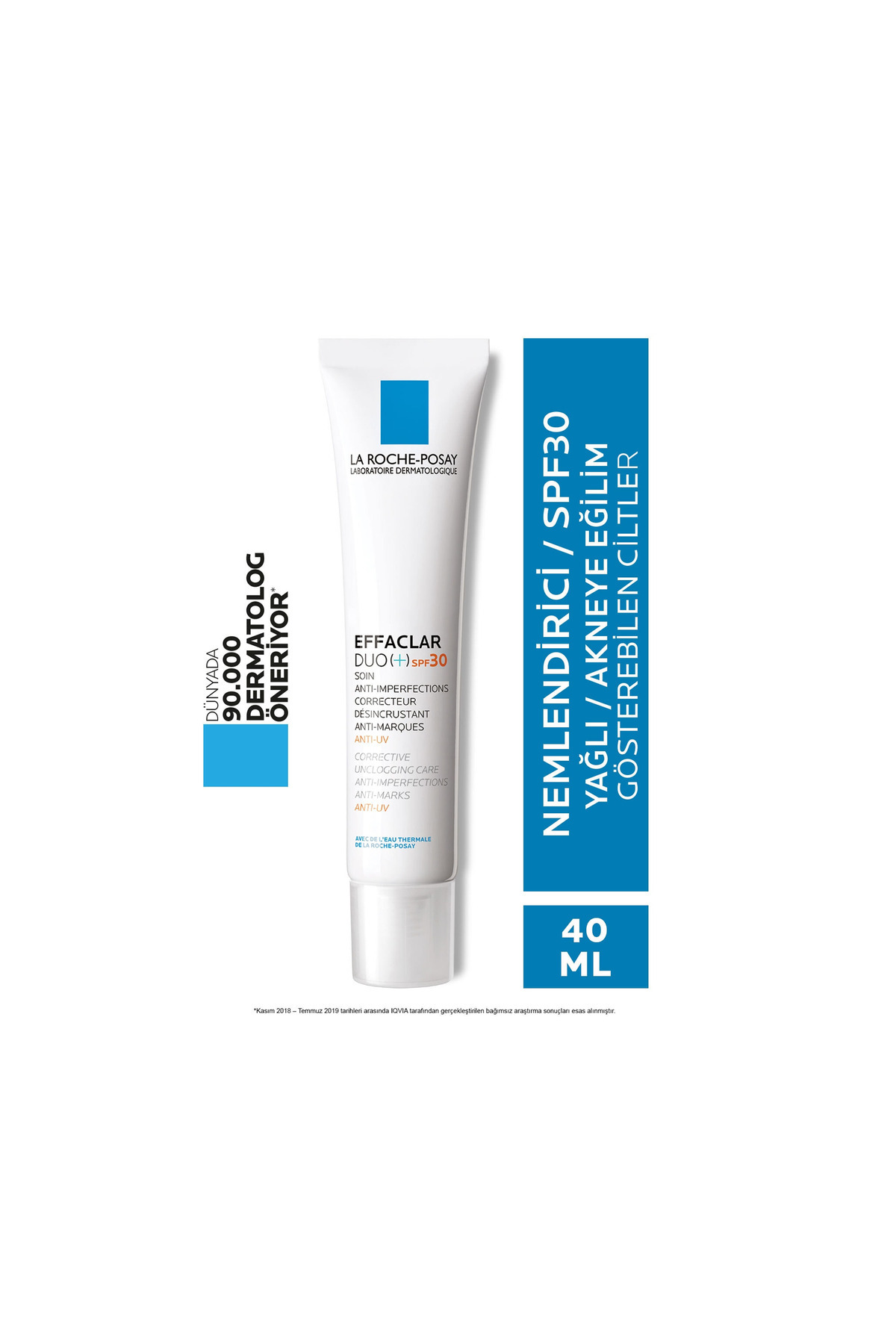La Roche Posay Effaclar Duo (+) SPF30 Nemlendirici Krem 40 ml