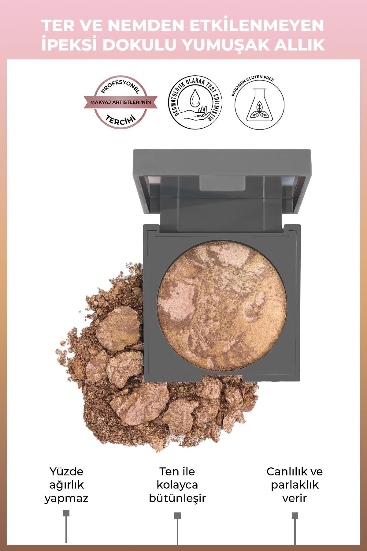 Alix Avien Allık - Baked Blush 104 Dazzling Chocolate