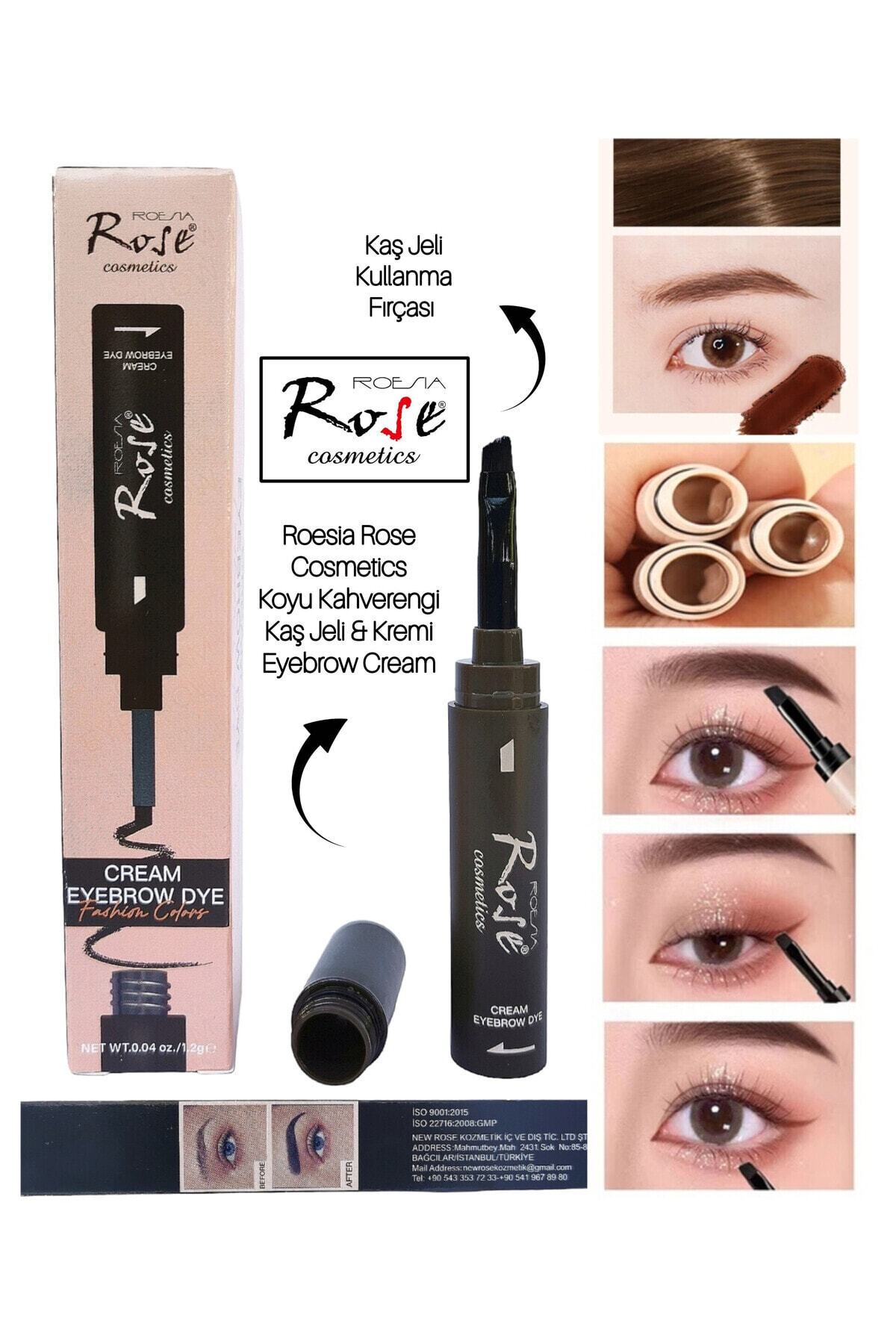 Madam accesorize Rose Kalem Model Krem Kaş Dövmesi SIYAH 01Dye