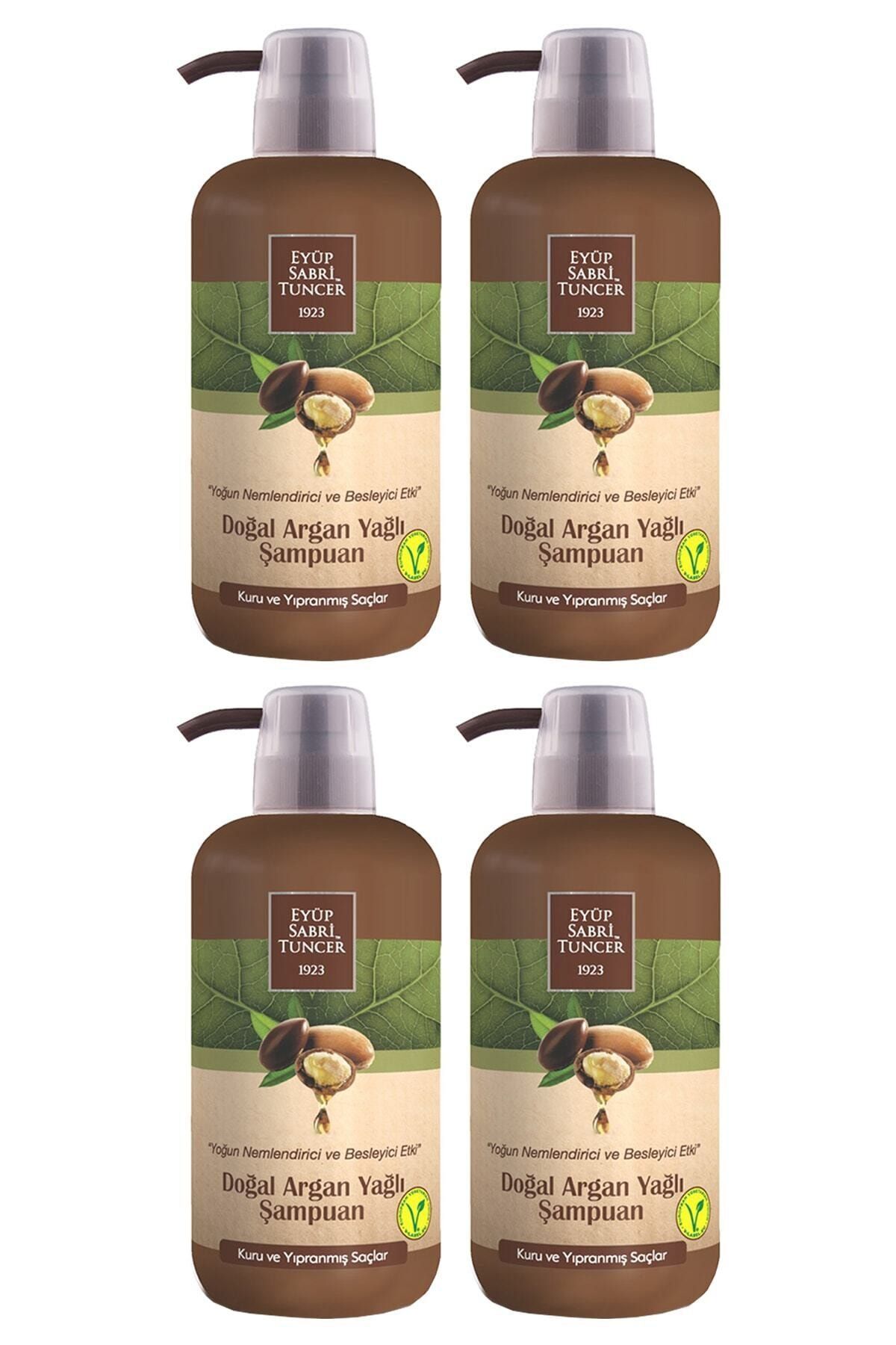Eyüp Sabri Tuncer Doğal Argan Yağlı Şampuan 600 ml X4 Adet