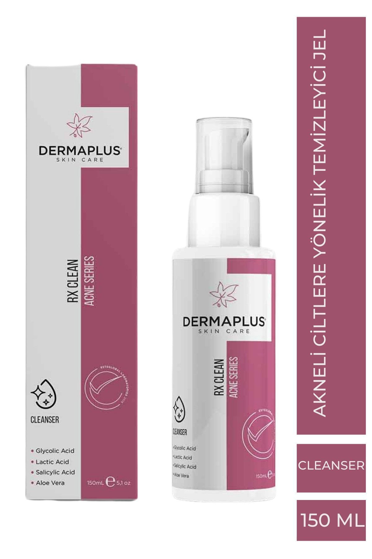 Dermaplus Md RX Clean Salisilik Asit Akne Karşıtı Yüz Temizleme Jeli 150 mL
