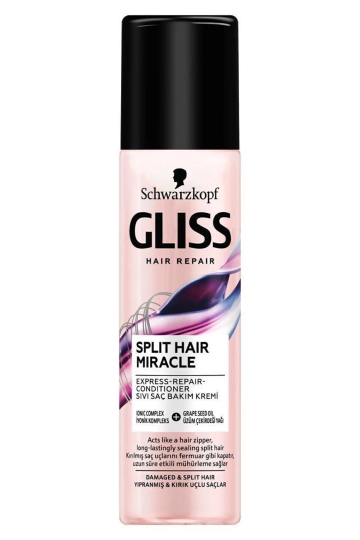 Gliss Split Hair Miracle Kırık Uçları Mühürleyen Sıvı Saç Bakım Kremi 200 ml