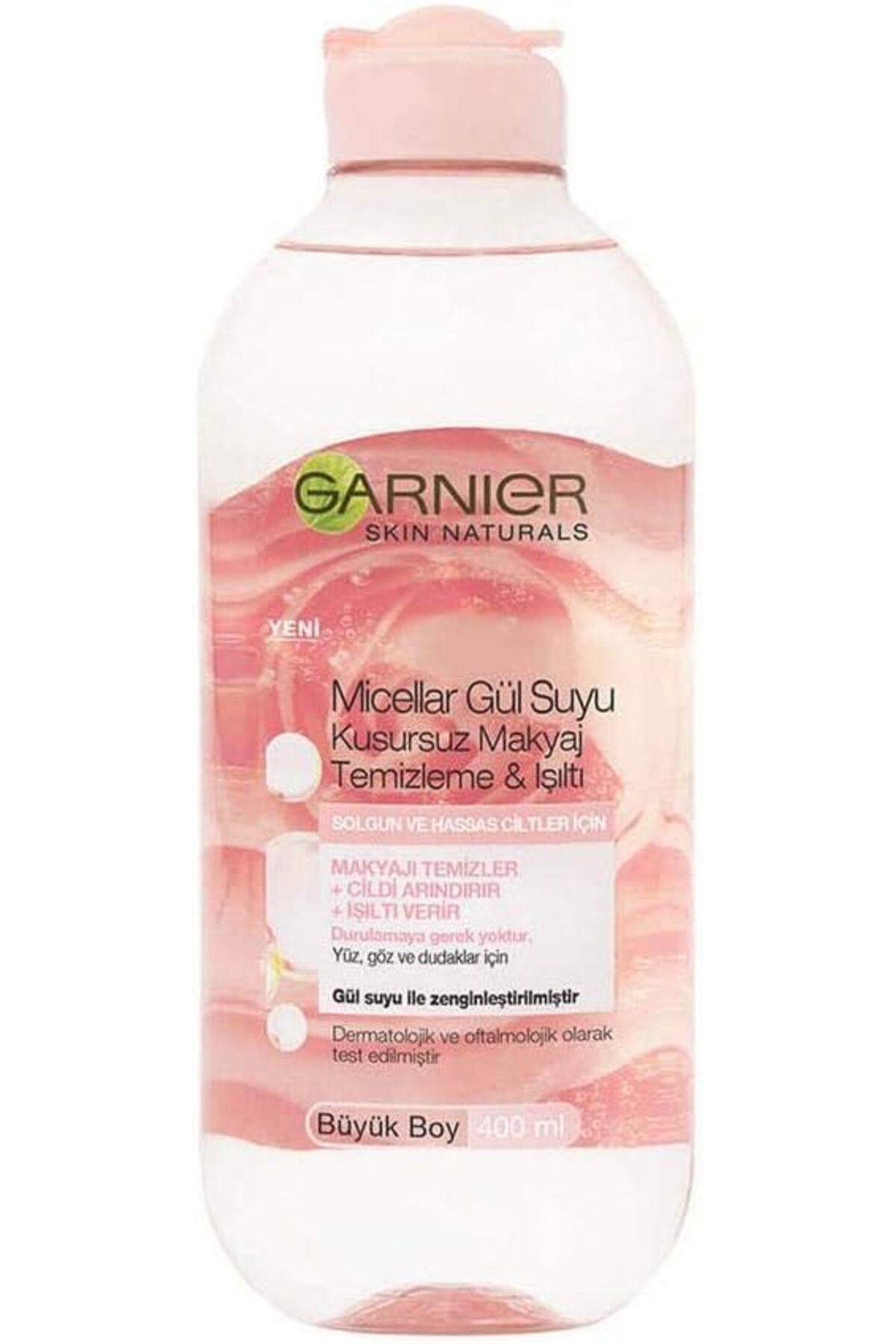 Garnier Micellar Gül Suyu Kusursuz Makyaj Temizleme & Işıltı 400ml