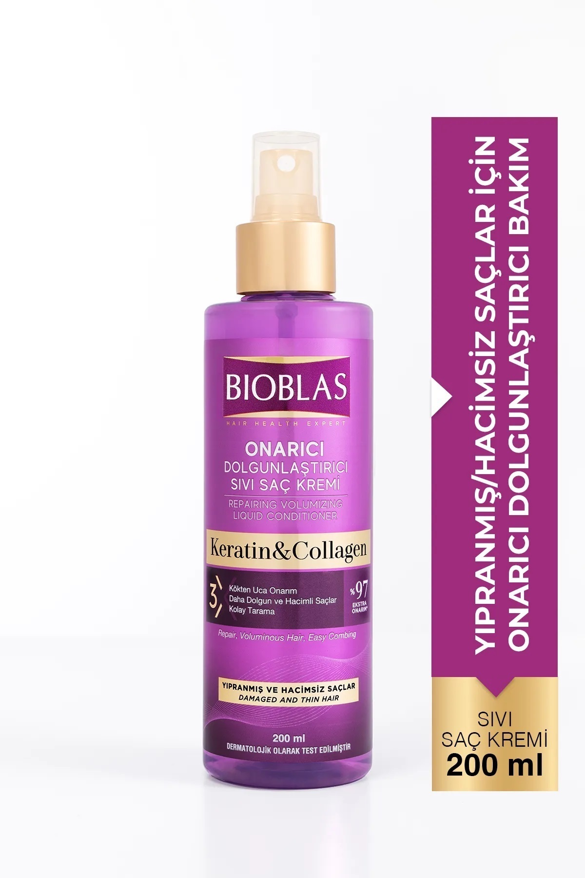 Bioblas Sıvı Saç Kremi Kolajen+keratin 200ml