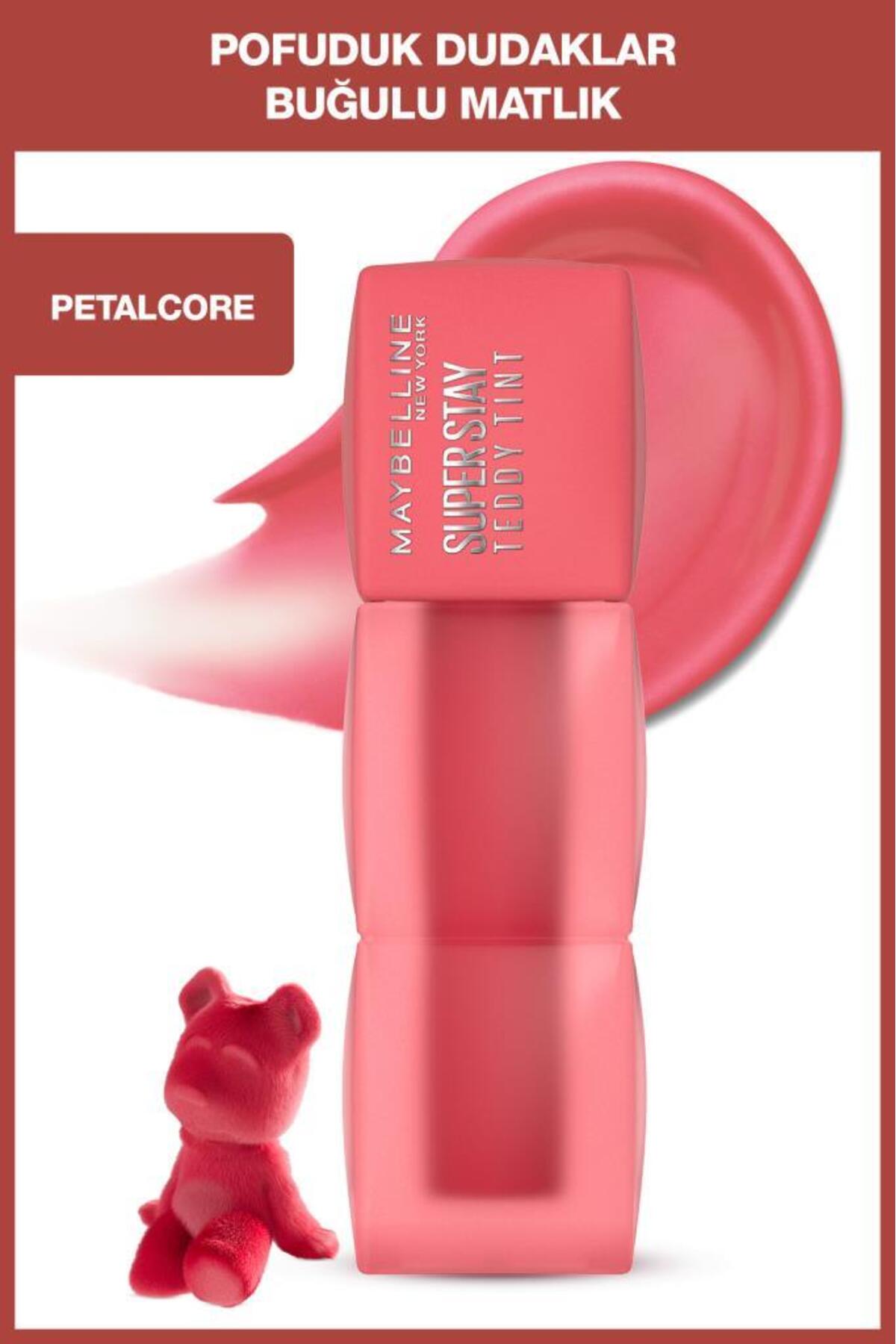 Maybelline New York Maybelline Super Stay Teddy Tint Uzun Süre Kalkıcı Likit Mat Tint 40 Petalcore