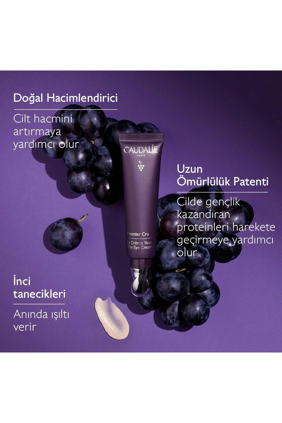 Caudalie Göz Çevresini Aydınlatıcı ve 8 Yaşlanma Belirtilerine Karşıtı Etkili Göz Kremi 15ml