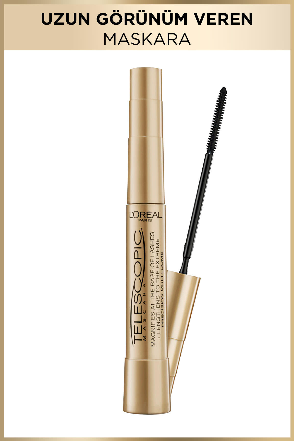 L'Oreal Paris Telescopic Gold Mascara - Black