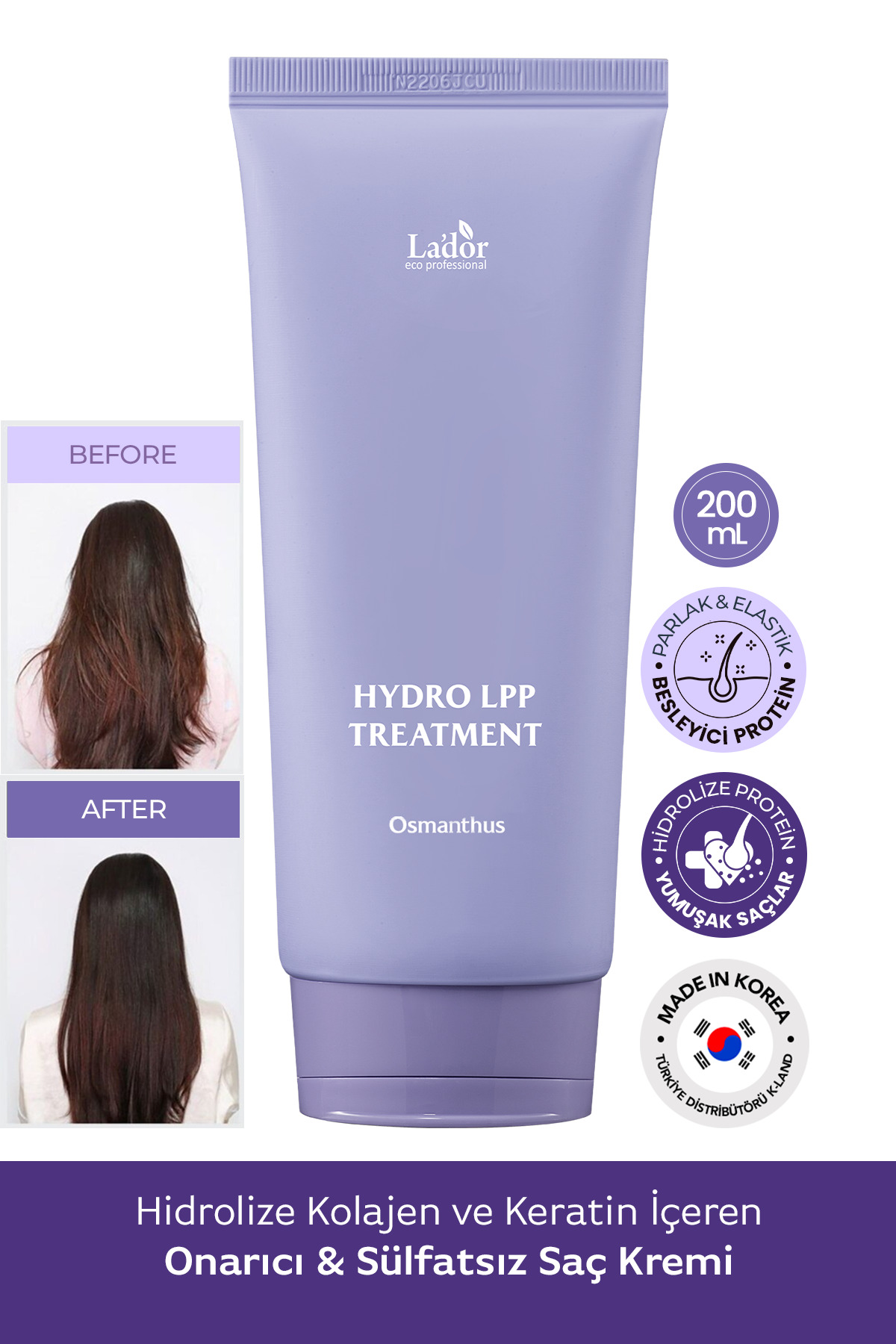 Lador HYDRO LADOR LPP TREATMENT MAUVE EDITION, 200ML