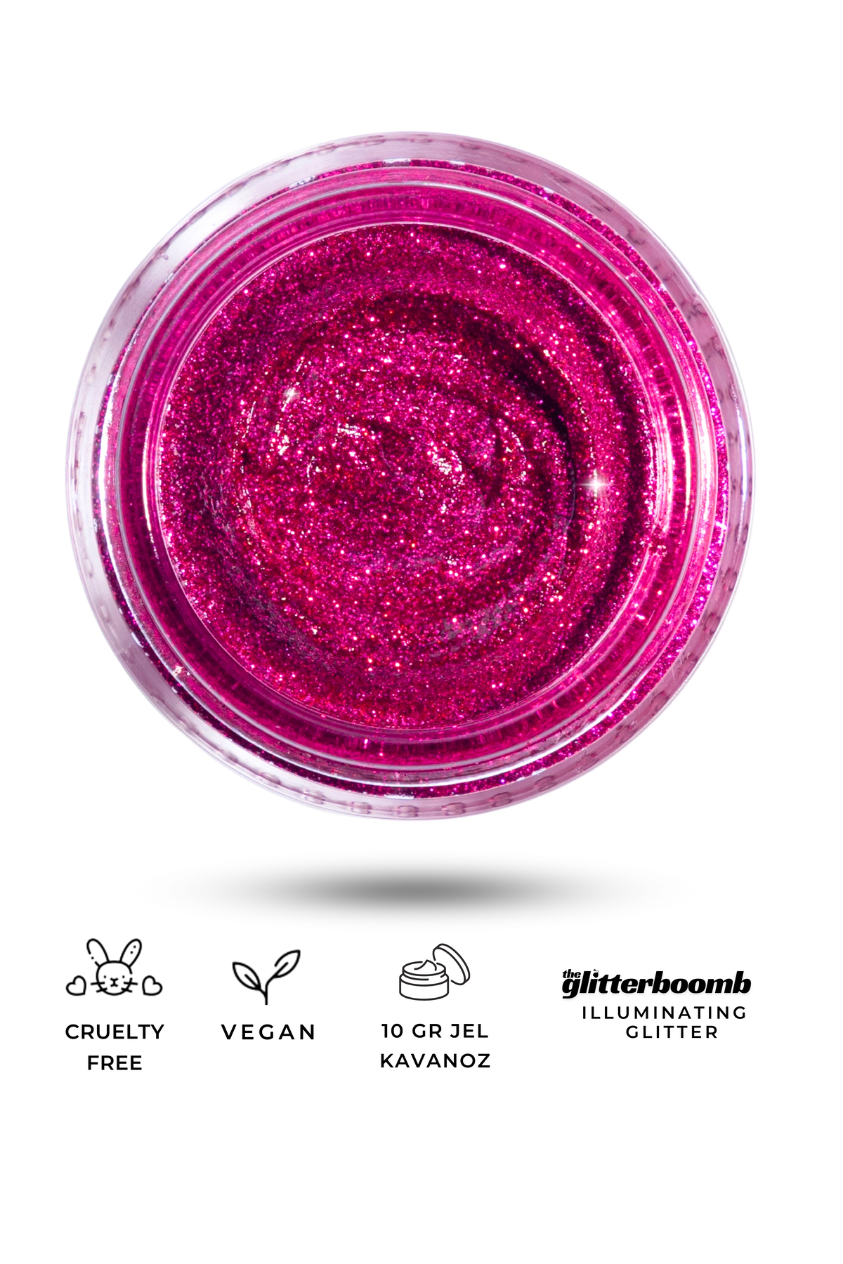 the glitter boomb -Jel Glitter - Femme