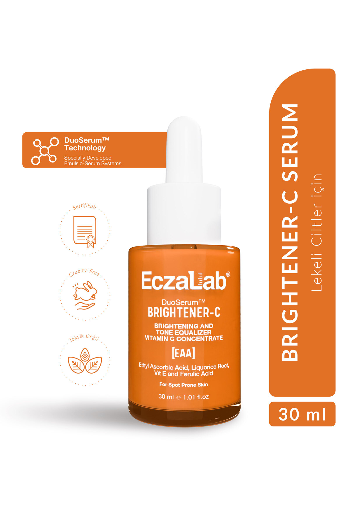 eczalab Nopigma Brightener C Vitaminli Duoserum® | Leke Karşıtı & Cilt Aydınlatıcı | Ton Eşitleyici Serum