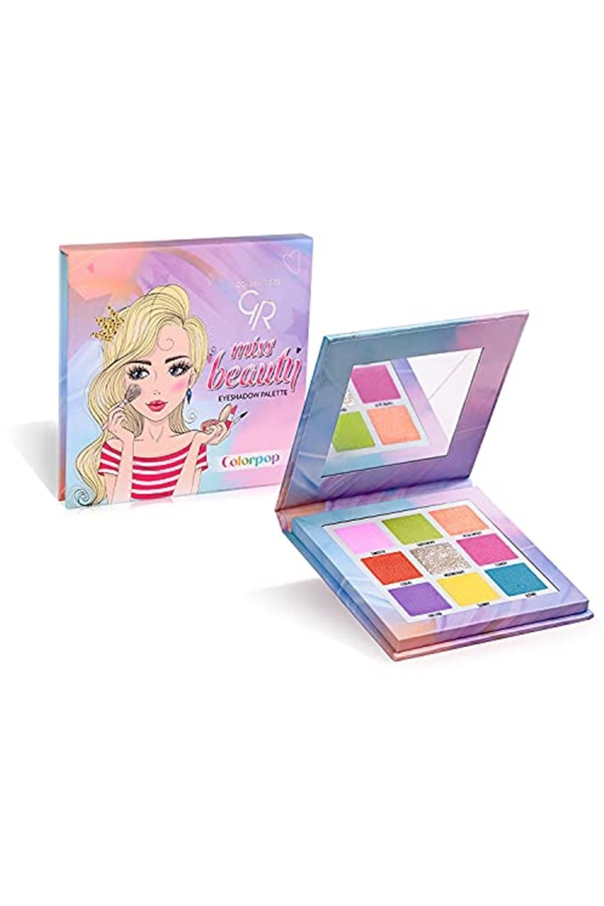 Golden Rose Miss Beauty Colorpop Eyeshadow Palette Dokuzlu Far Paleti 9x1,3 g