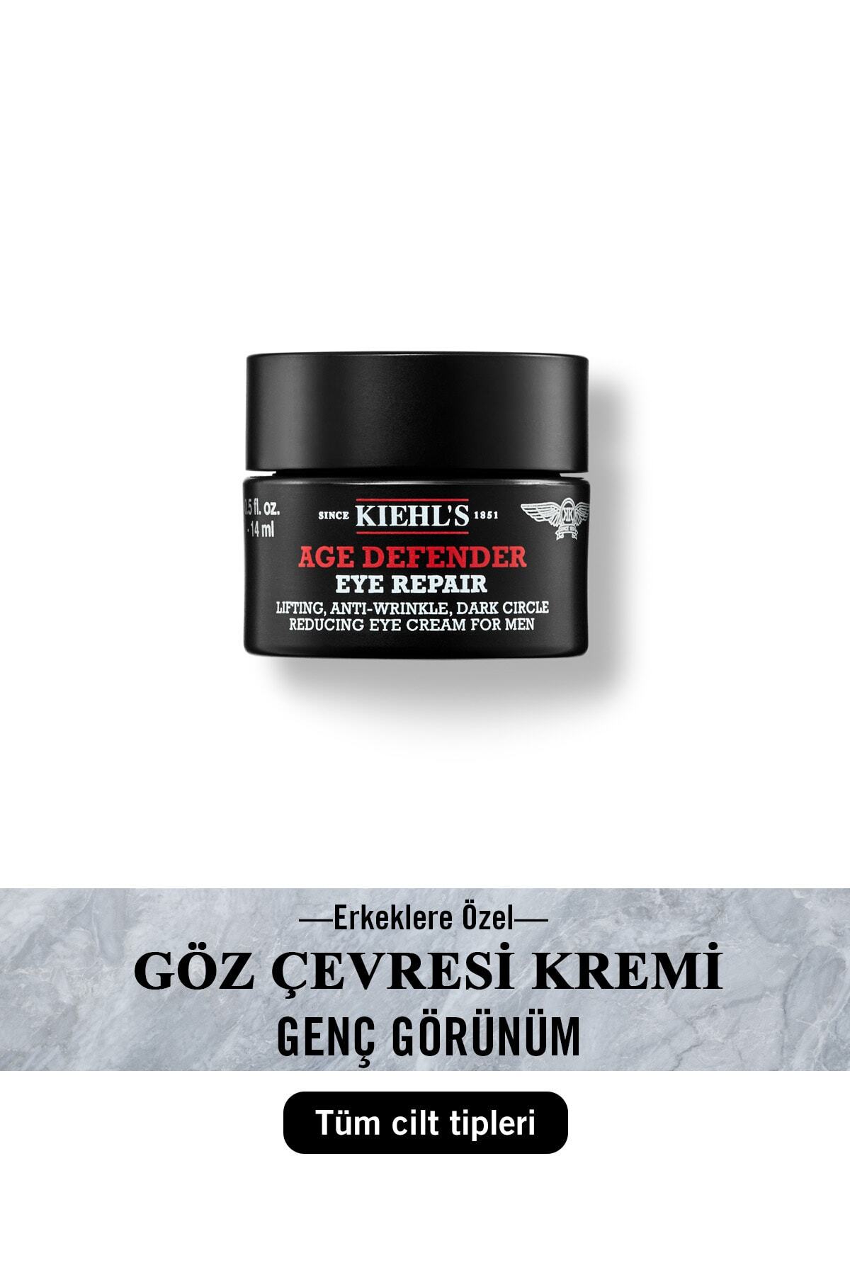 Kiehl's Erkeklere Özel Toparlayıcı, Kırışıklık Karşıtı, Koyu Halka Görünümünü Azaltan Göz Kremi 14 ml