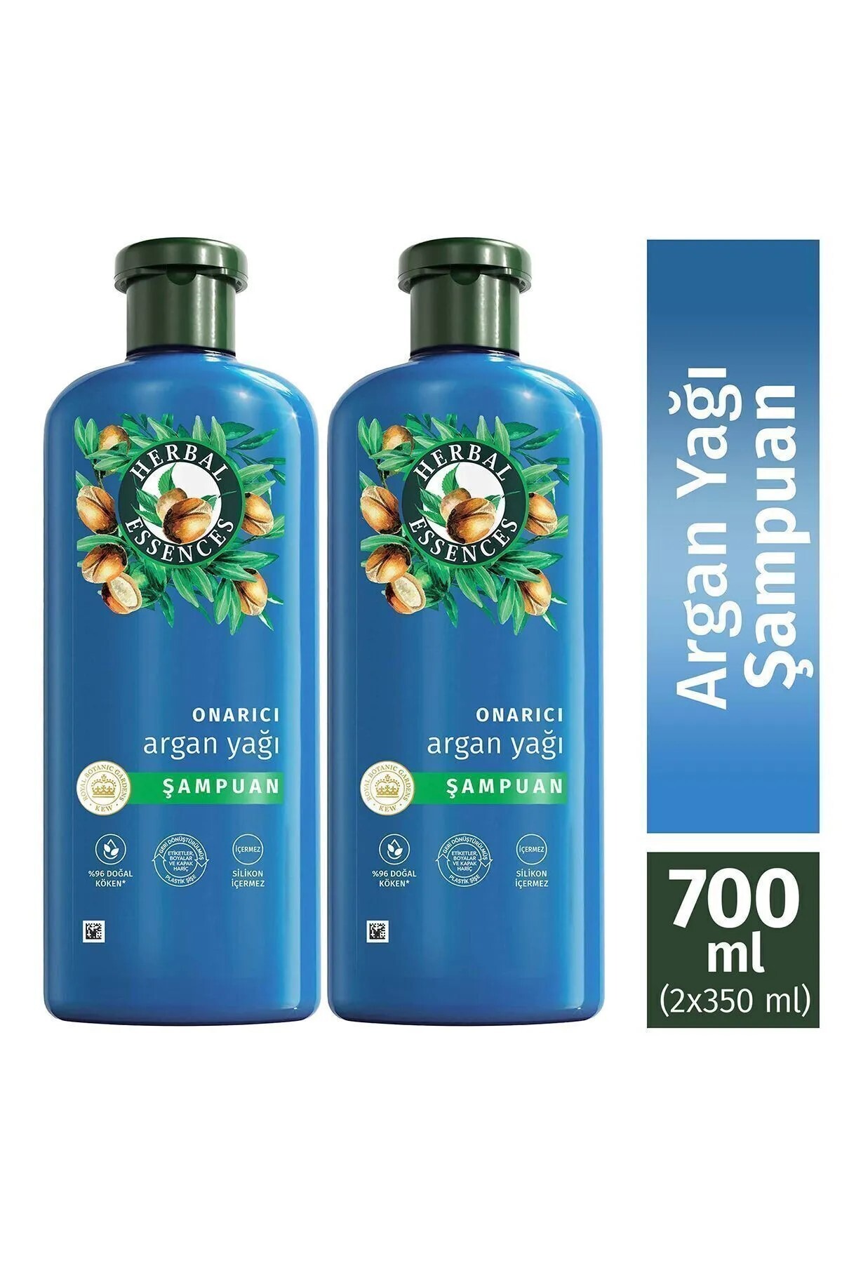 Herbal Essences Vegan Şampuan Onarıcı Argan Yağı 350ml X 2 Adet