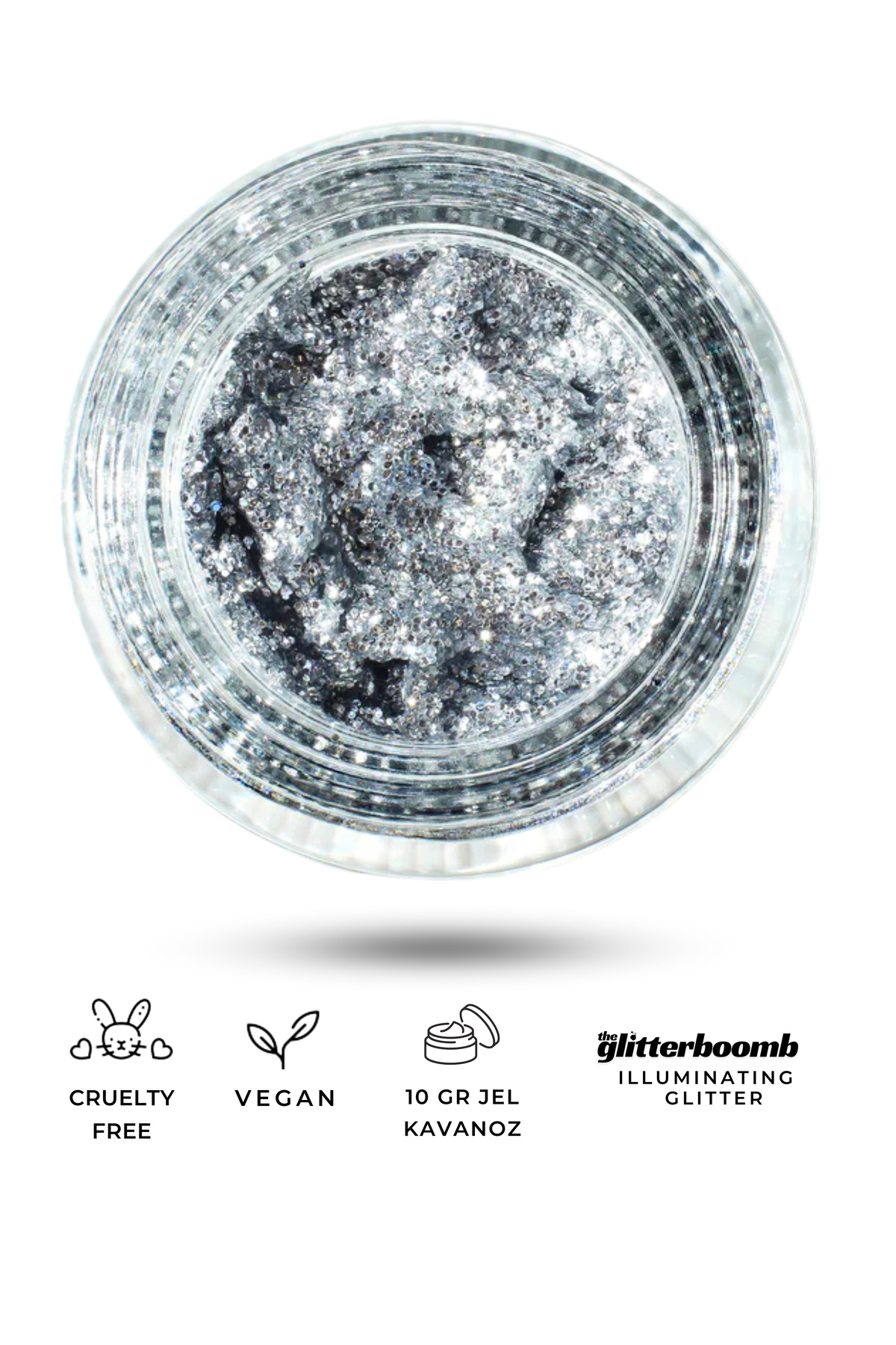 the glitter boomb - Jel Glitter - Silverlake