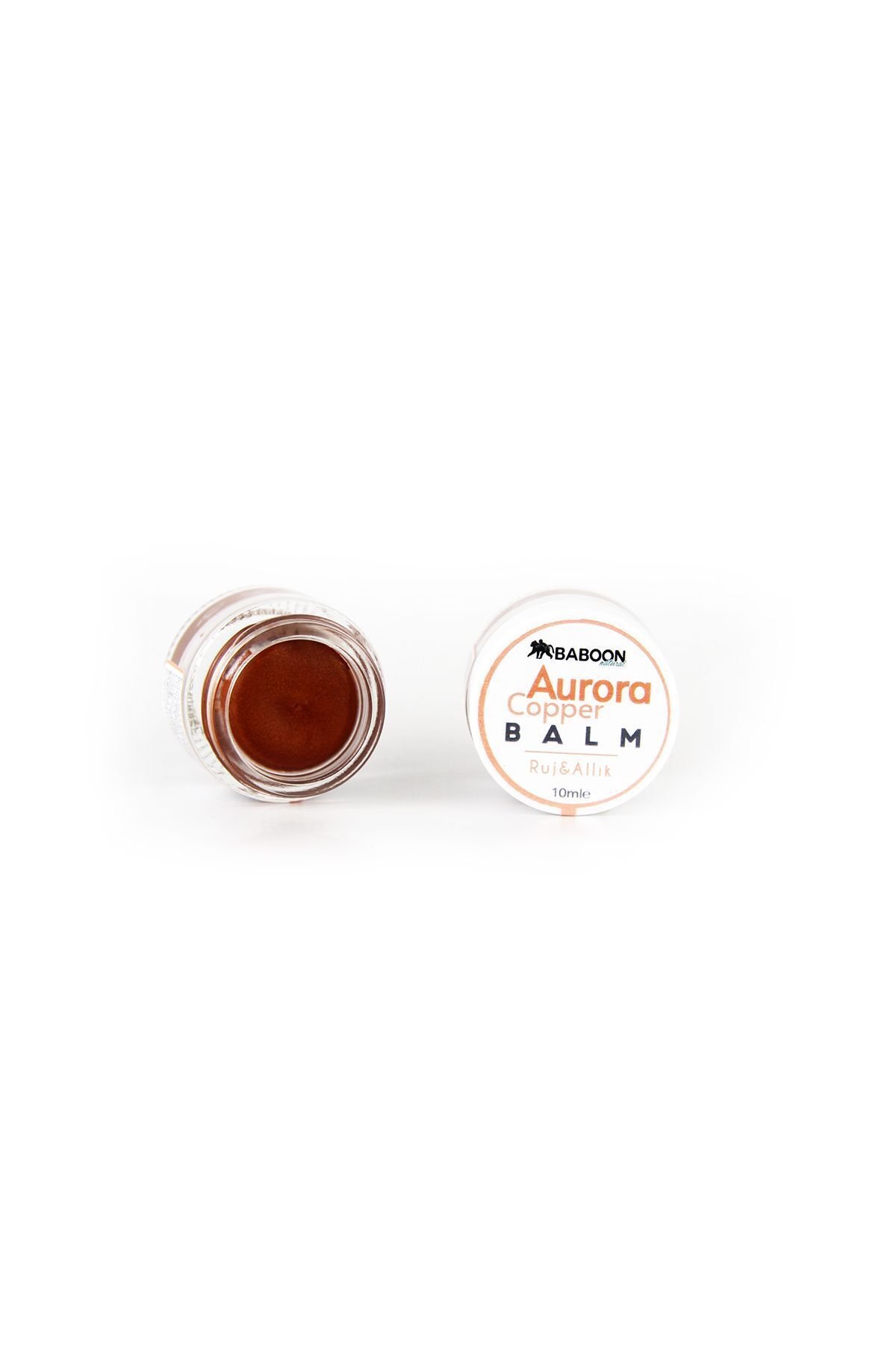 Baboon Natural Aurora Copper Balm - Ruj & Allık
