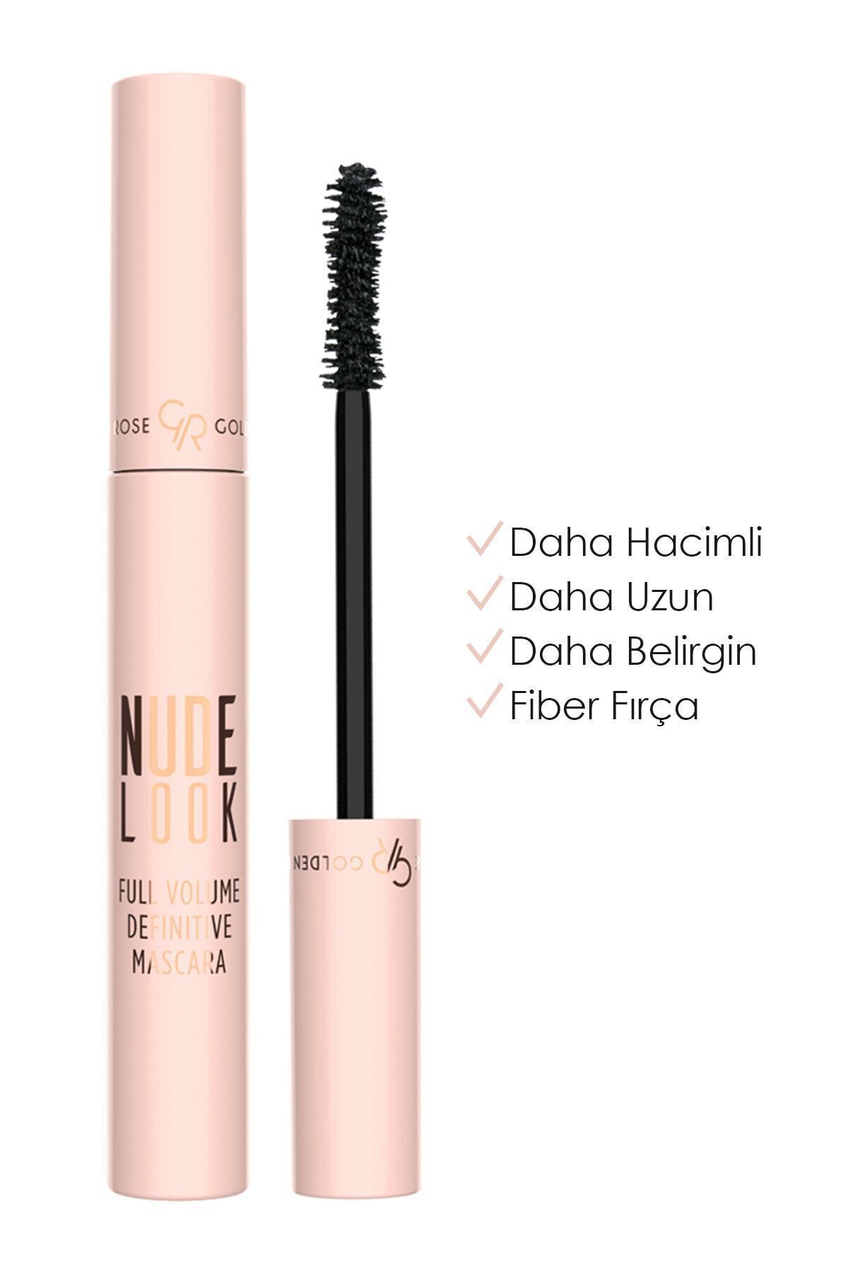 Golden Rose Nude Look Full Volume Definitive Mascara - Hacim ve Uzunluk Veren Siyah Maskara