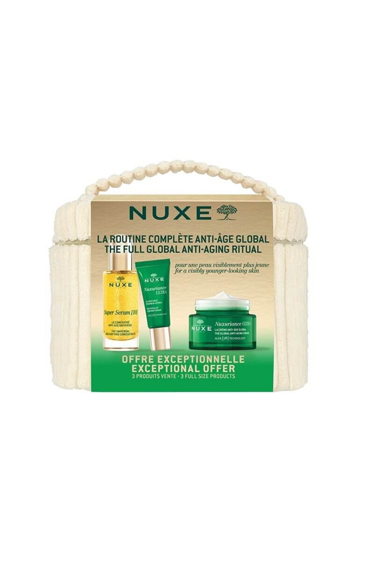 Nuxe Nuxuriance Ultra Cildi Besleyici, Nemlendirici ve Sıkılaştırıcı Yaşlanma Karşıtı Bakım Seti