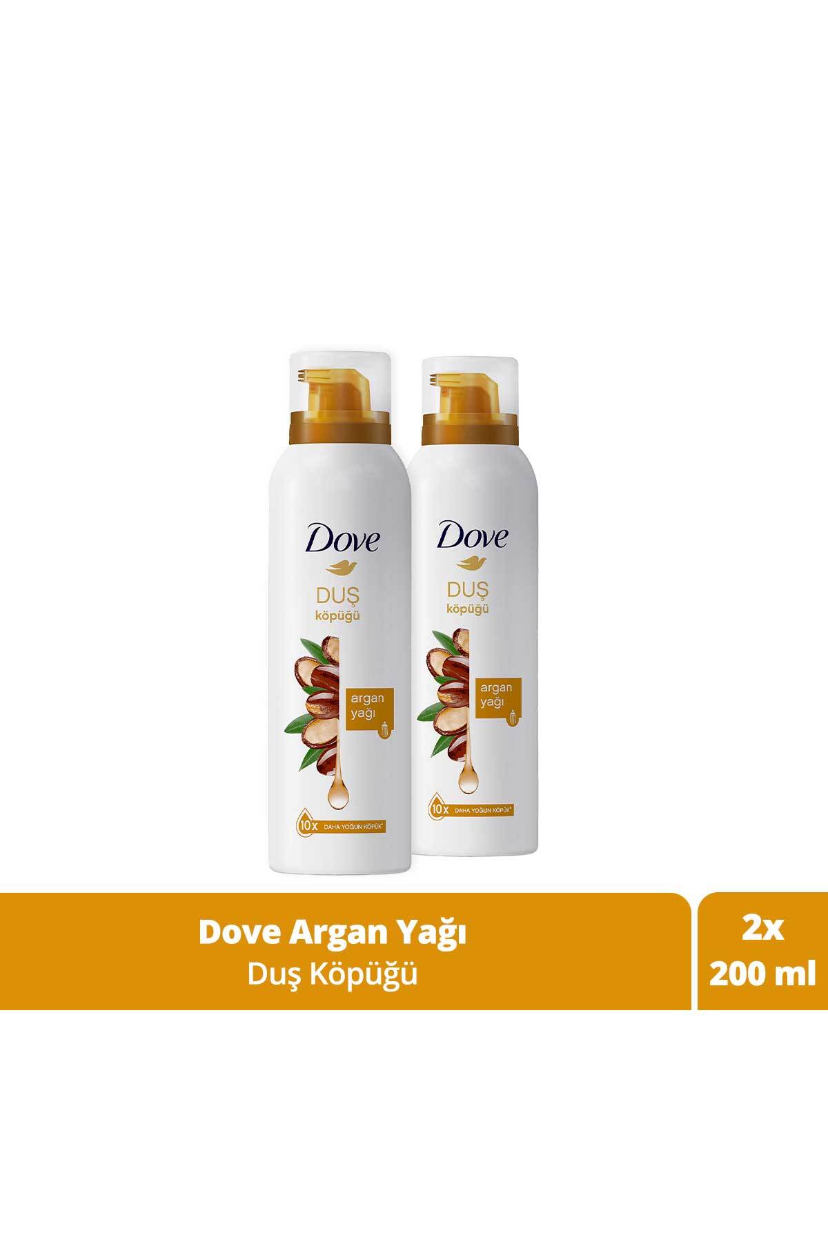 Dove Duş Köpüğü Argan Yağı Yoğun Köpük 200 ml X2